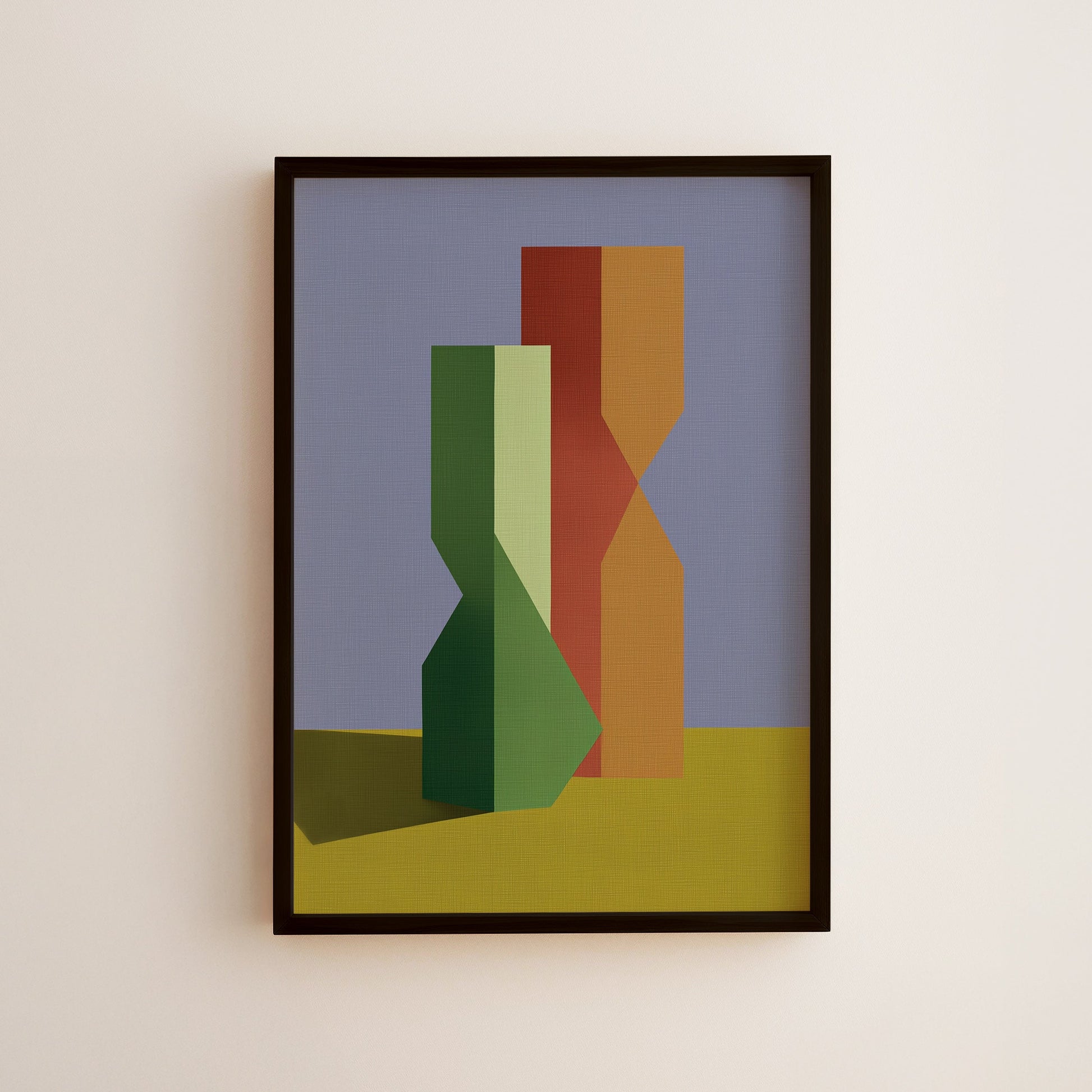 Form and Structure No. 03 — Geometric Abstract Art Print