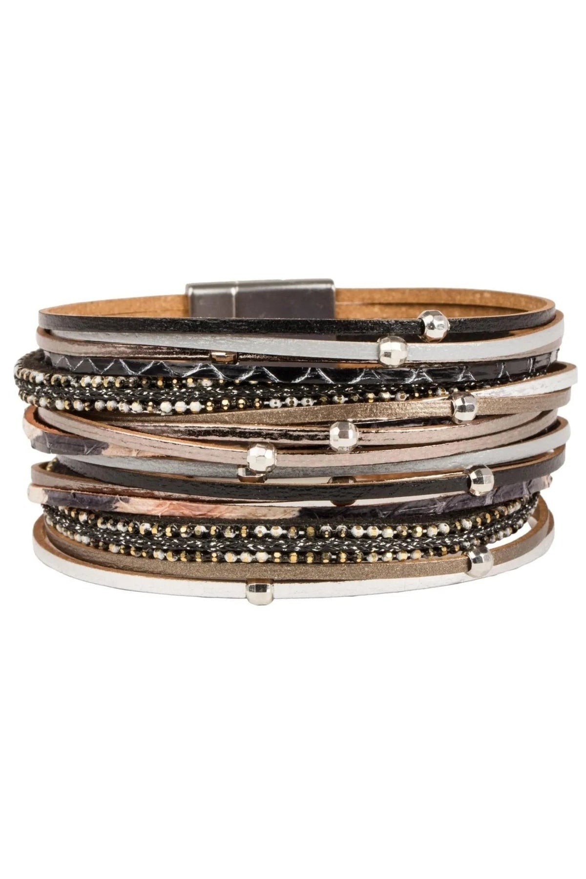 Looking Good Leather Bracelet Black