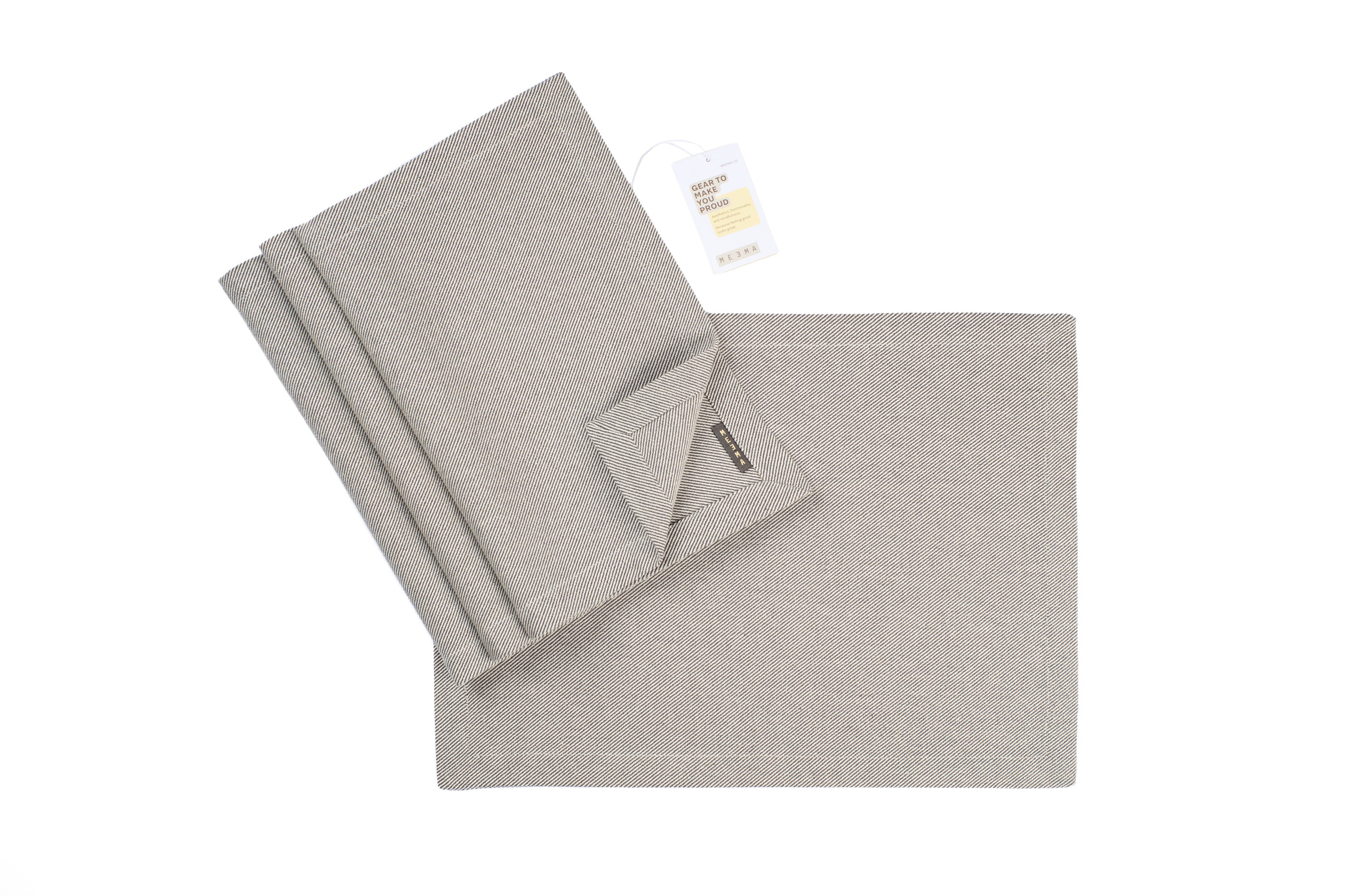 Cloth Placemats with Pockets - Set of 4