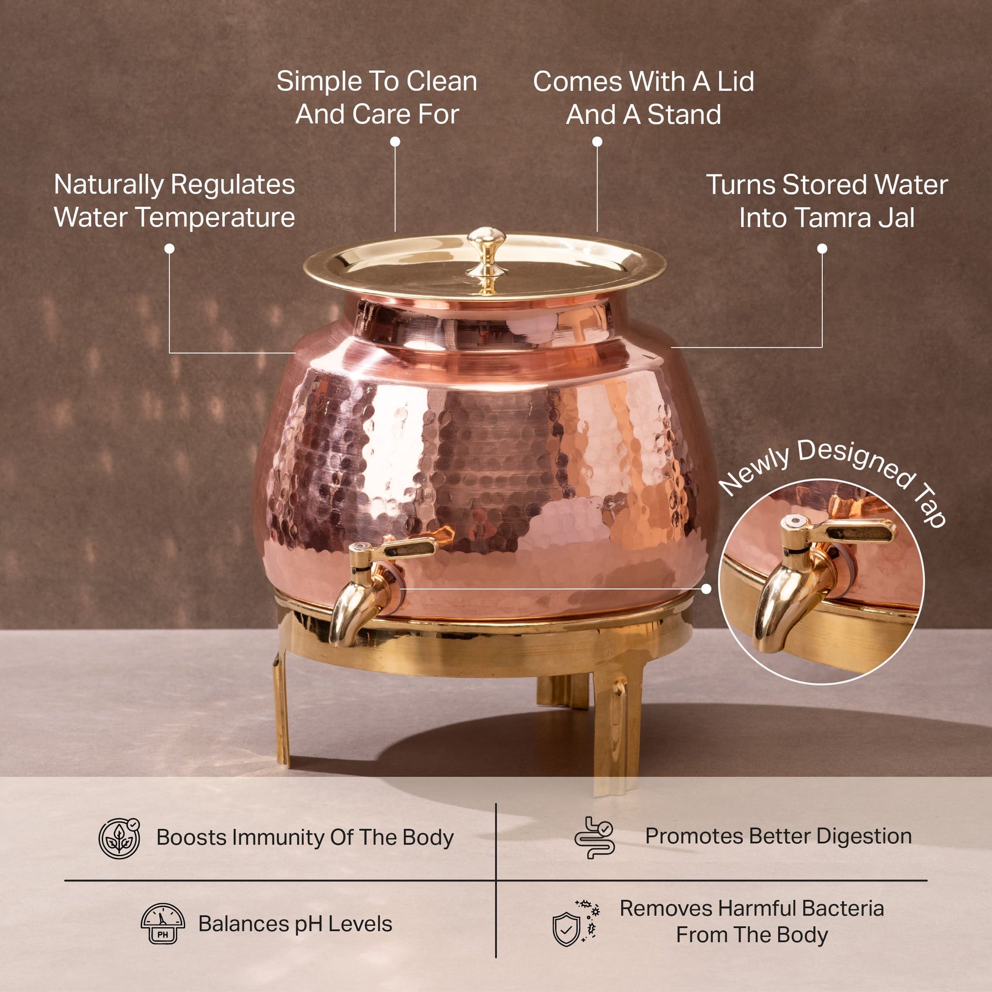 Copper Water Dispenser P-TAL