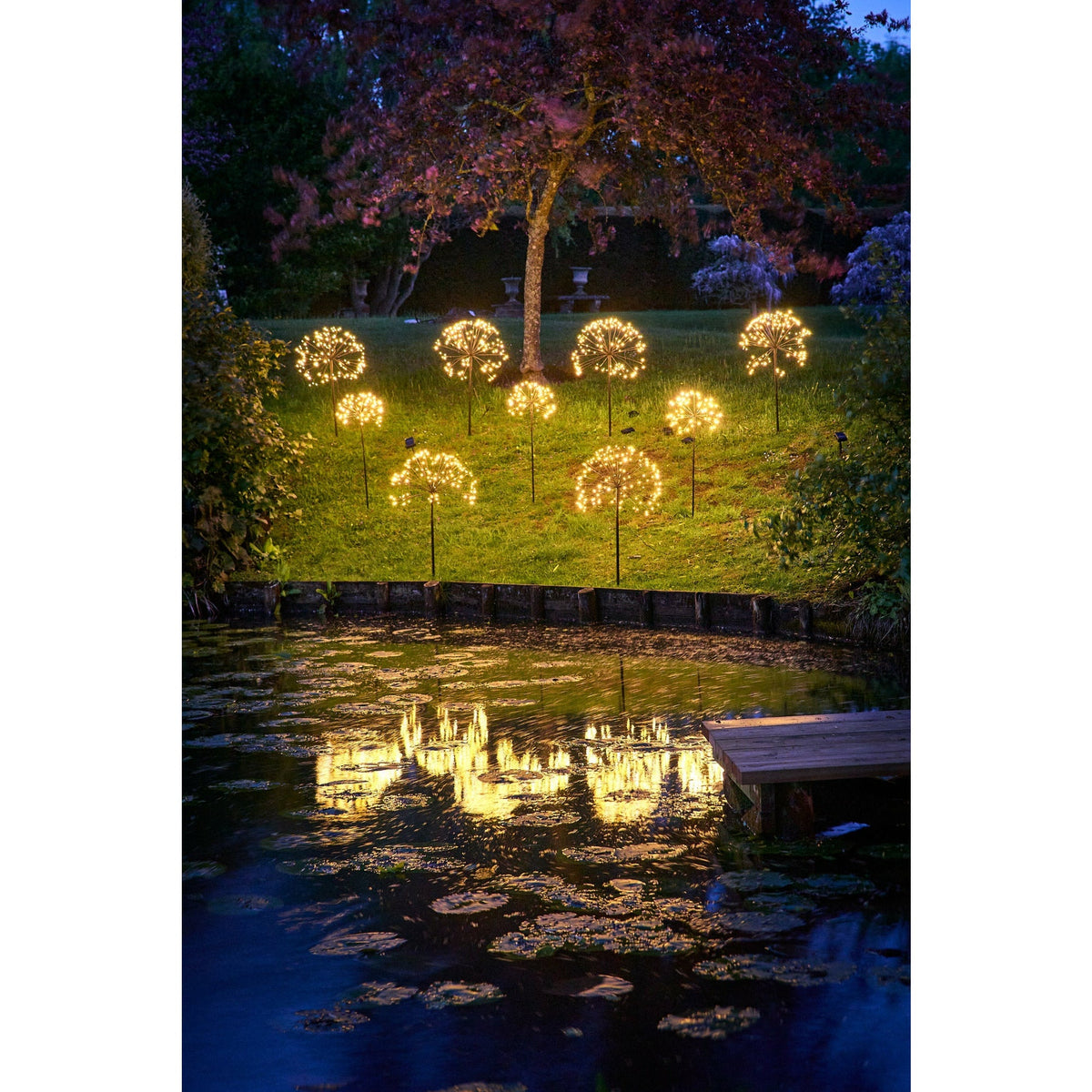 Solar Dandelion Light | Dandelion Garden Lights | Lumina Of London