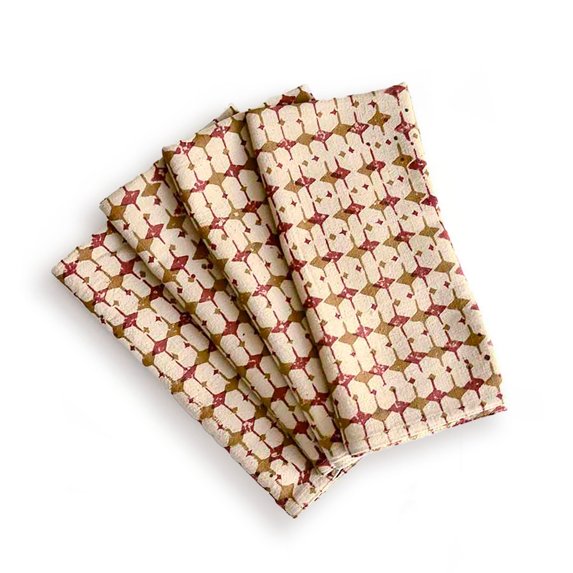Sustainable Dinner Napkins (Set of 4) - Golden Hour