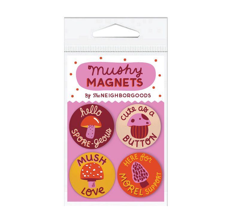 Mush Love Mushroom Magnet Set