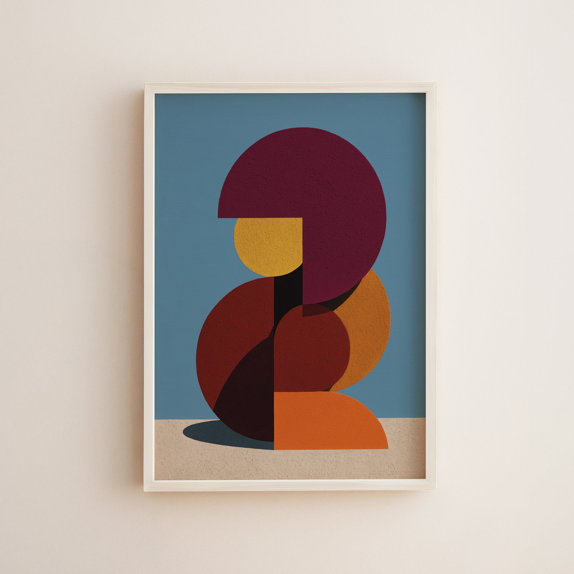Form and Structure No. 10 — Geometric Abstract Art Print