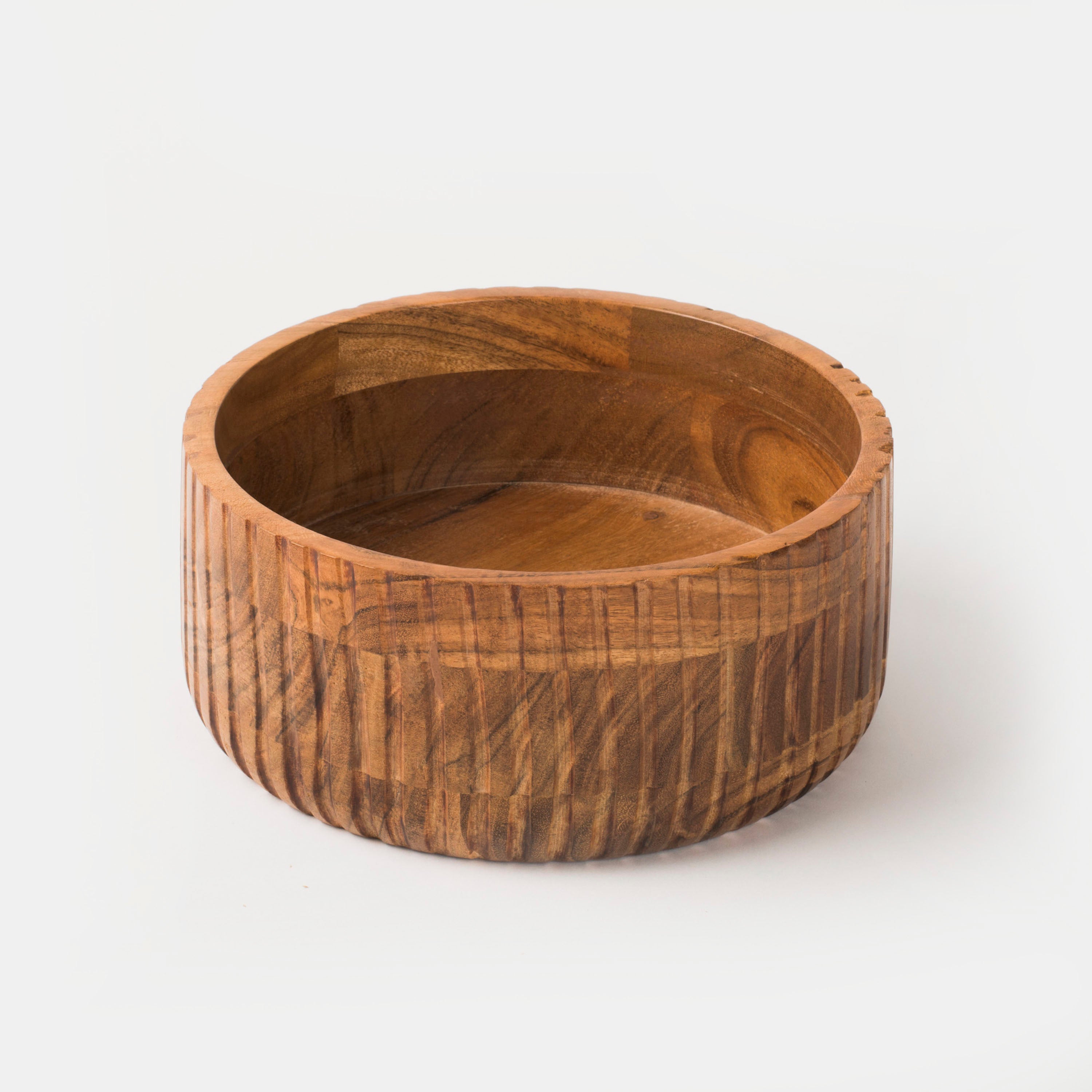 Etta Acacia Wood Bowls - Thumbnail 5