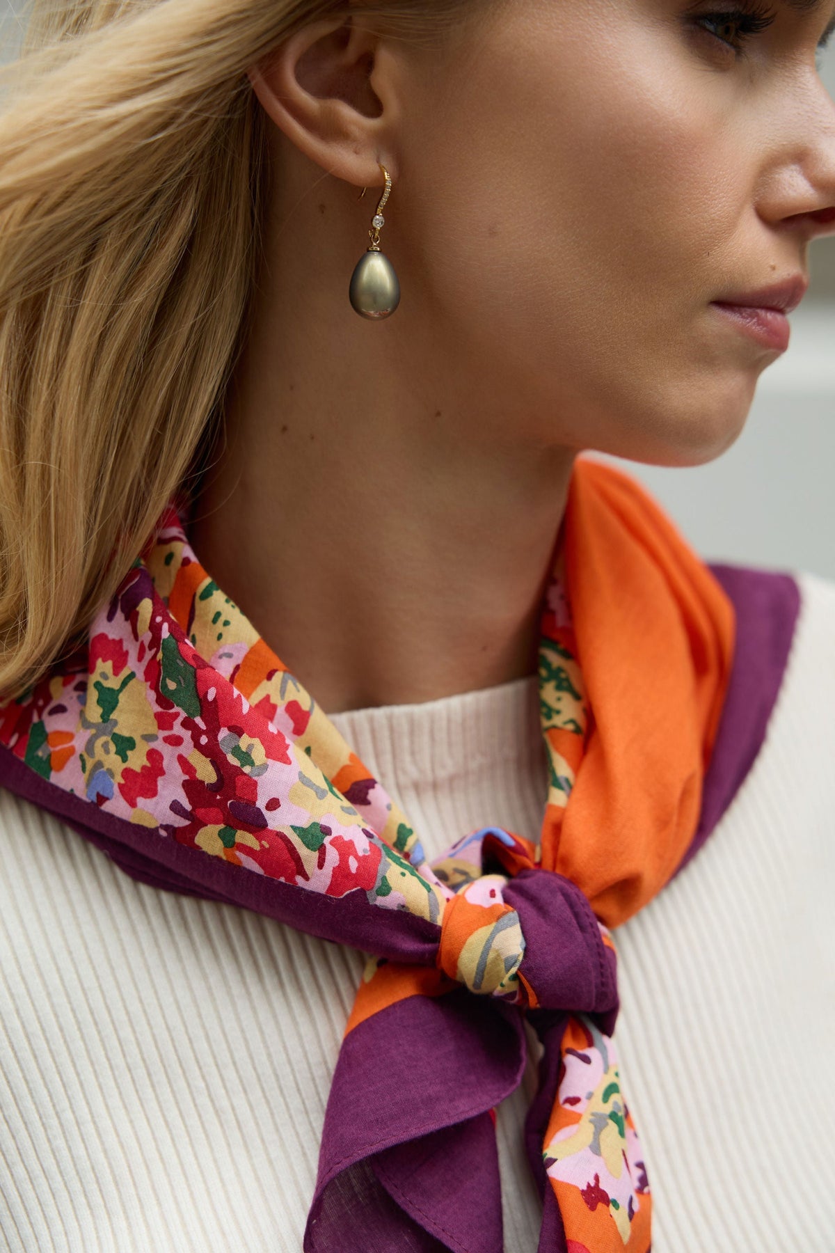 Lenni Scarf Bandana - Orange