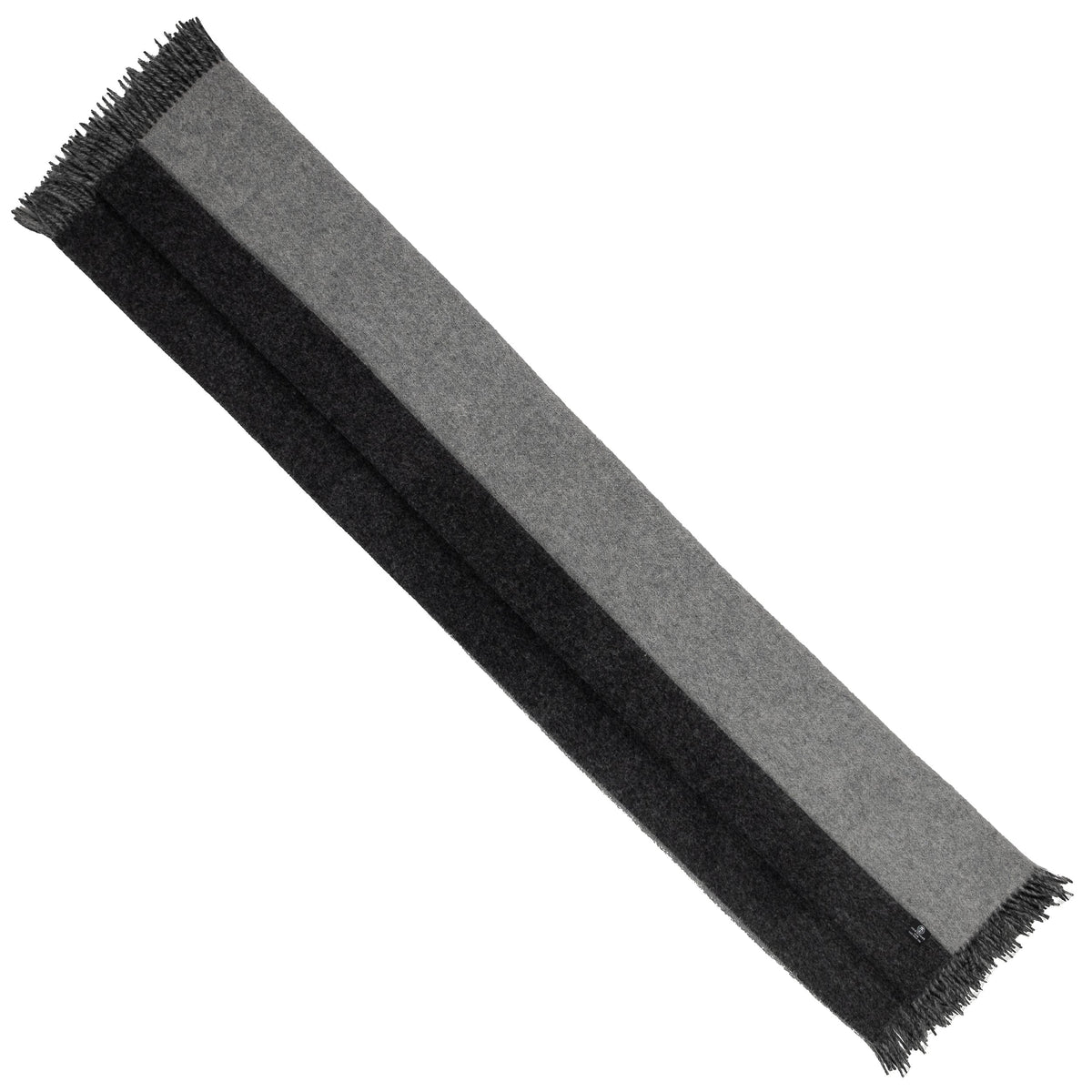 Highland Tweeds Reversible Double Cloth Throw (Silver/Grey) Available 4/25-Throws and Blankets-[bar code]-Prince of Scots