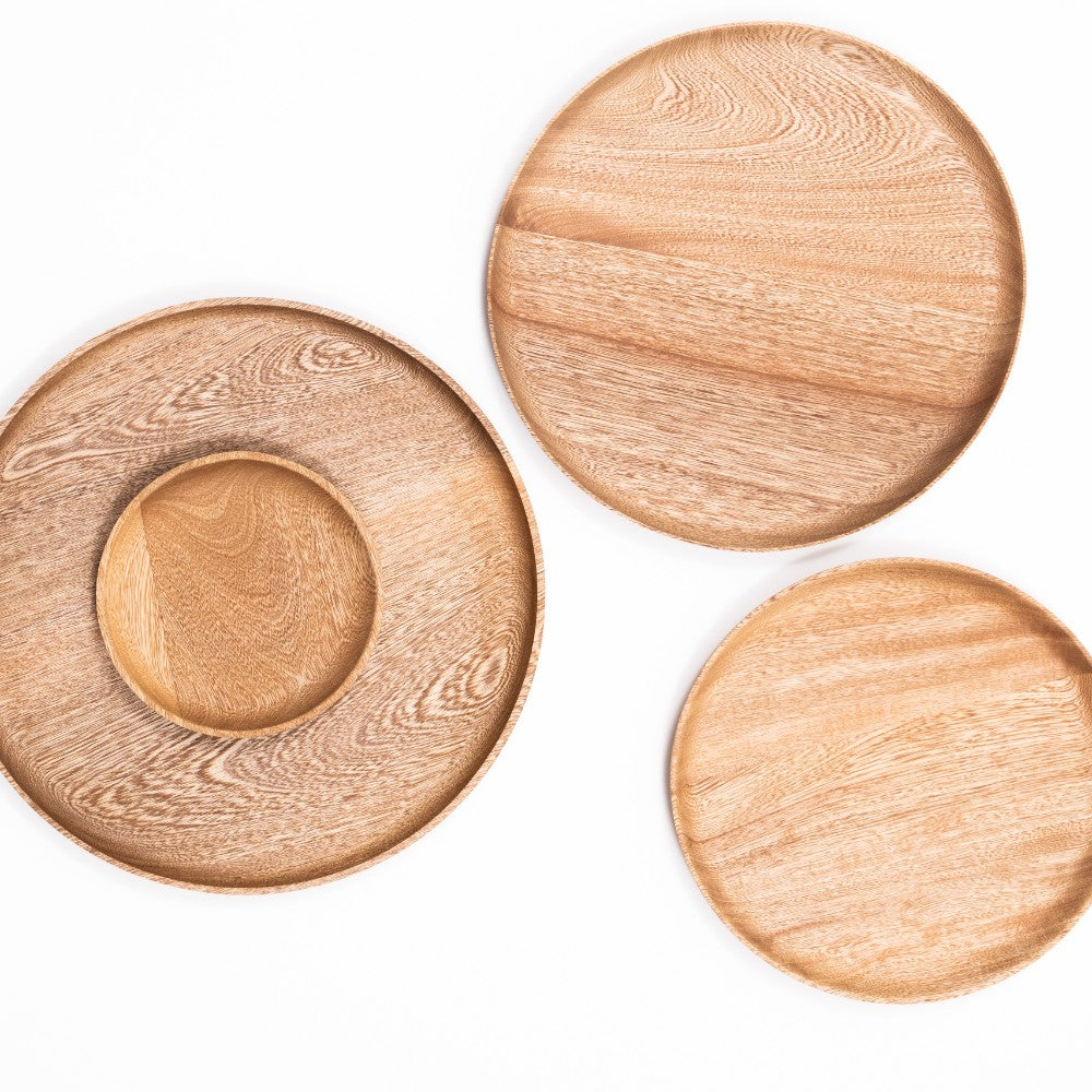 Rosa Morada Wooden Base Platter - Thumbnail 2