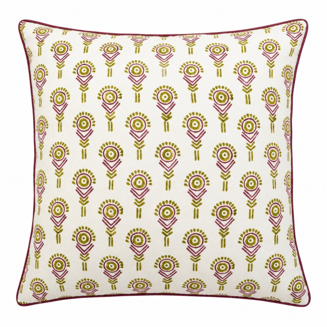 Bhor, Bani & Buna Linen Throw Pillow Cover Set