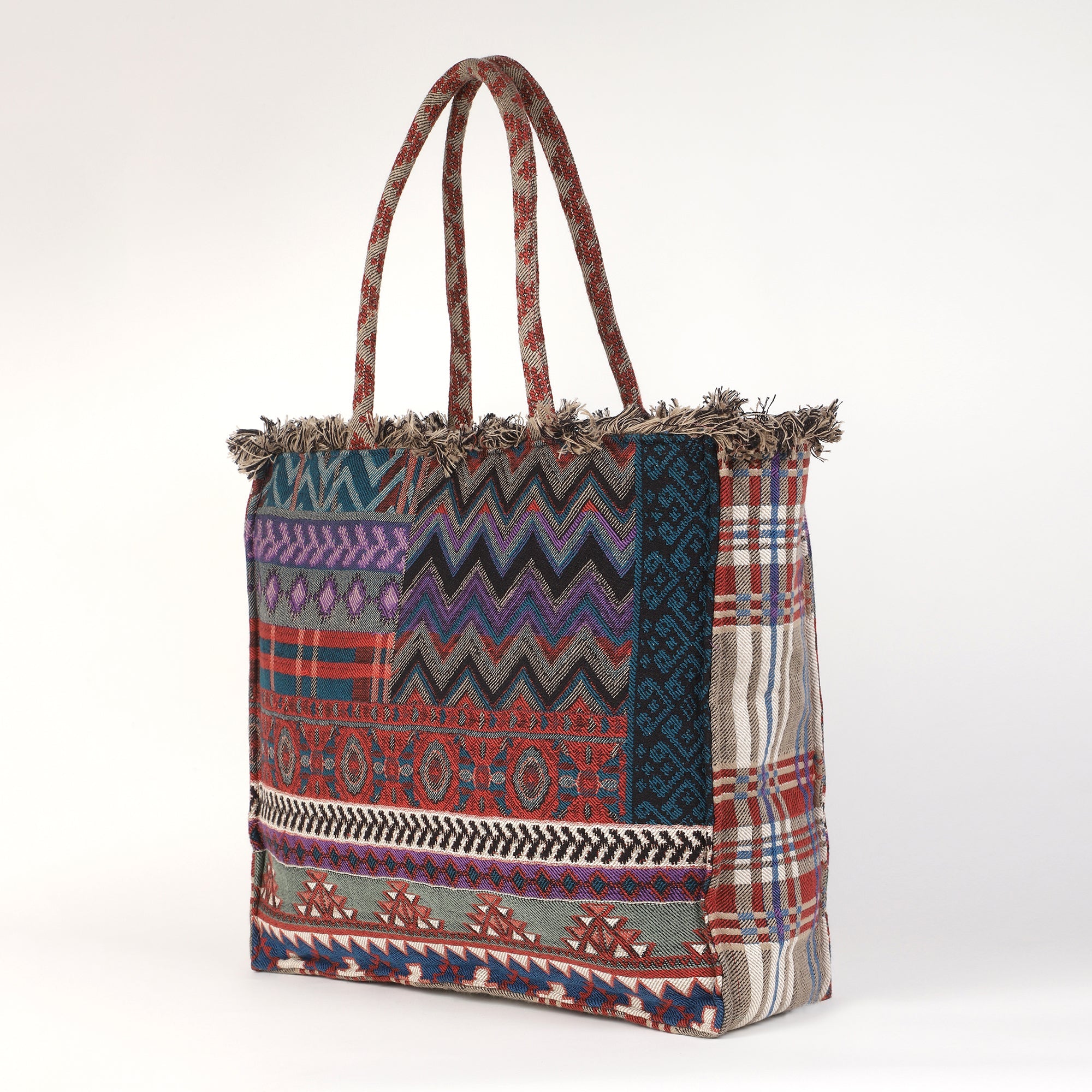Eminent Jacquard Bag - Purple