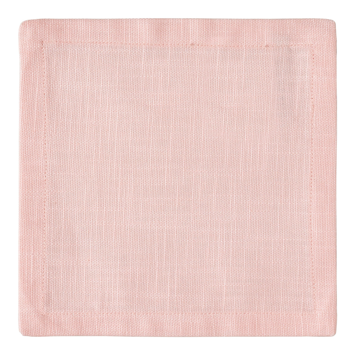 CNP-4910-66_3|Soft pink linen dinner napkin, single square, perfect for elegant table settings, reusable, adds a touch of blush decor.