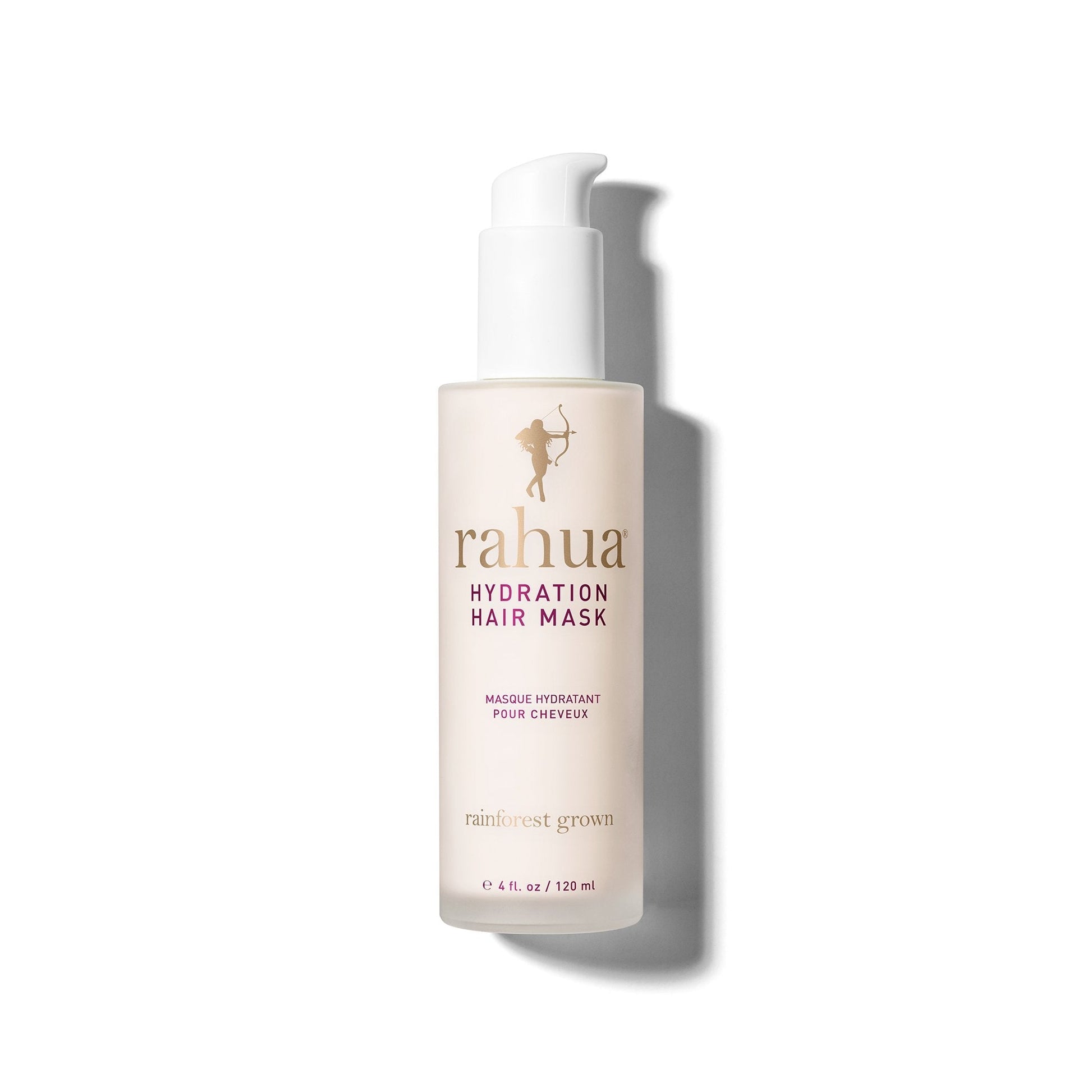 glass bottle of hydration hair mask on plain white background  Rahua Hydration Hair Mask|variant:4-oz