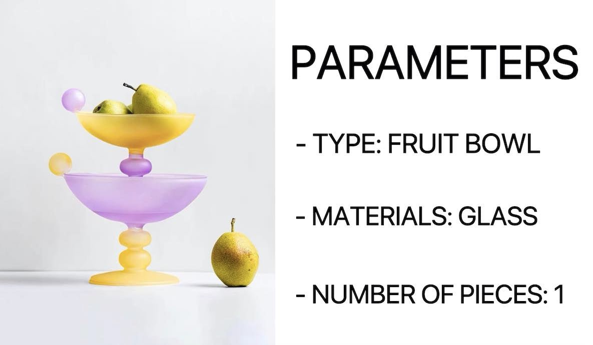 Jelly Bean Footed Tray Fruit Bowl - Whimsical Dopamine Table Setting Centerpiece - fruit bowl - Jelly Bean Fruit Bowl - Passion Fruit - Medium - INSPECIAL HOME