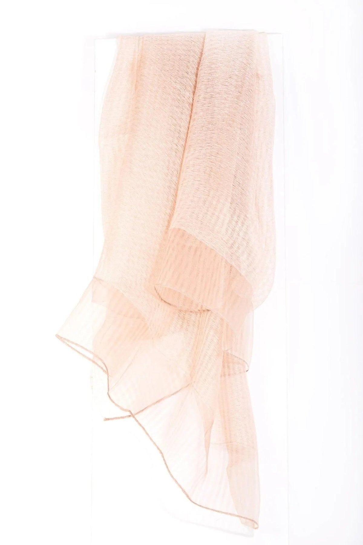 Sheer Social Wrap Scarf - Antique White 