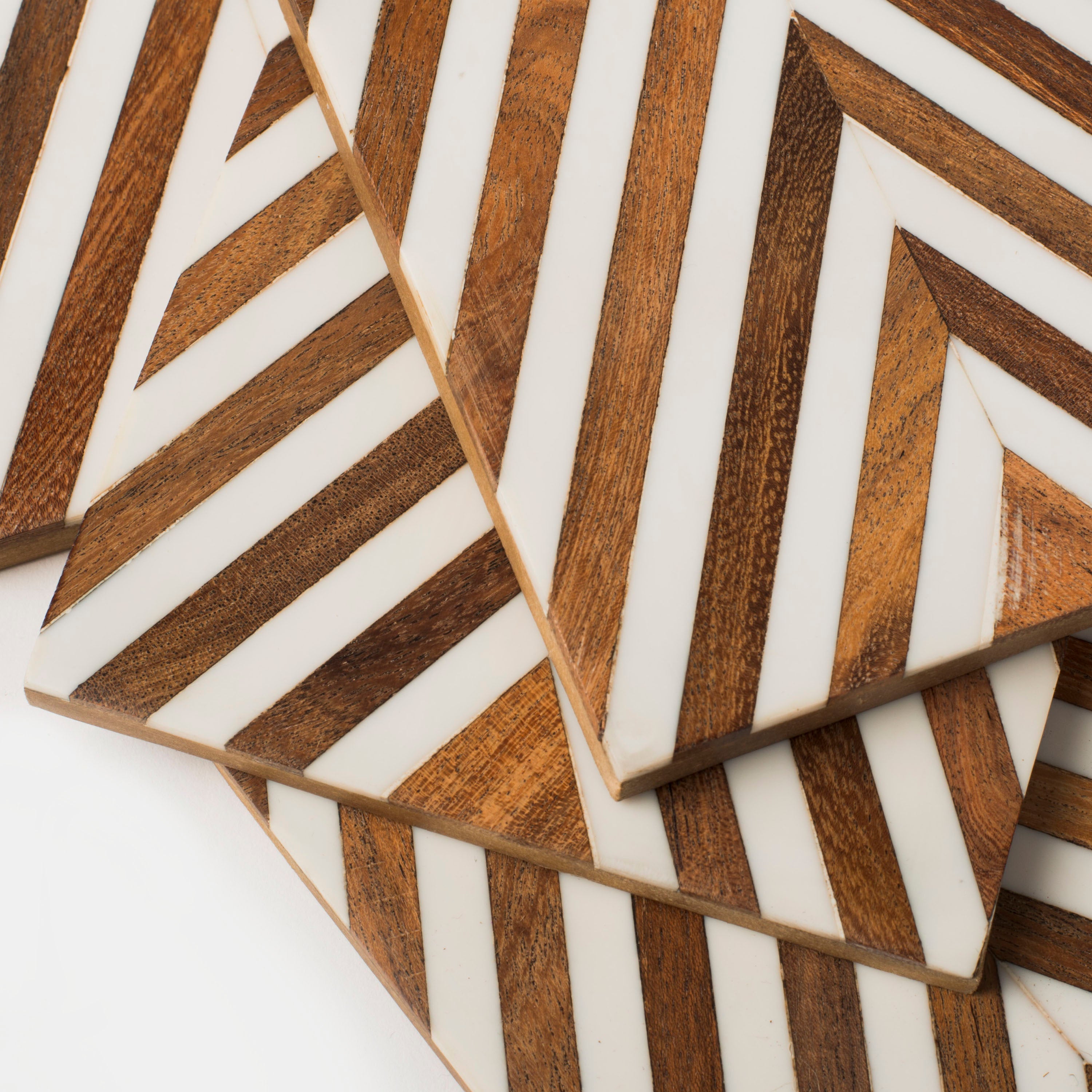 Marquewood Chevron Coasters - Thumbnail 2