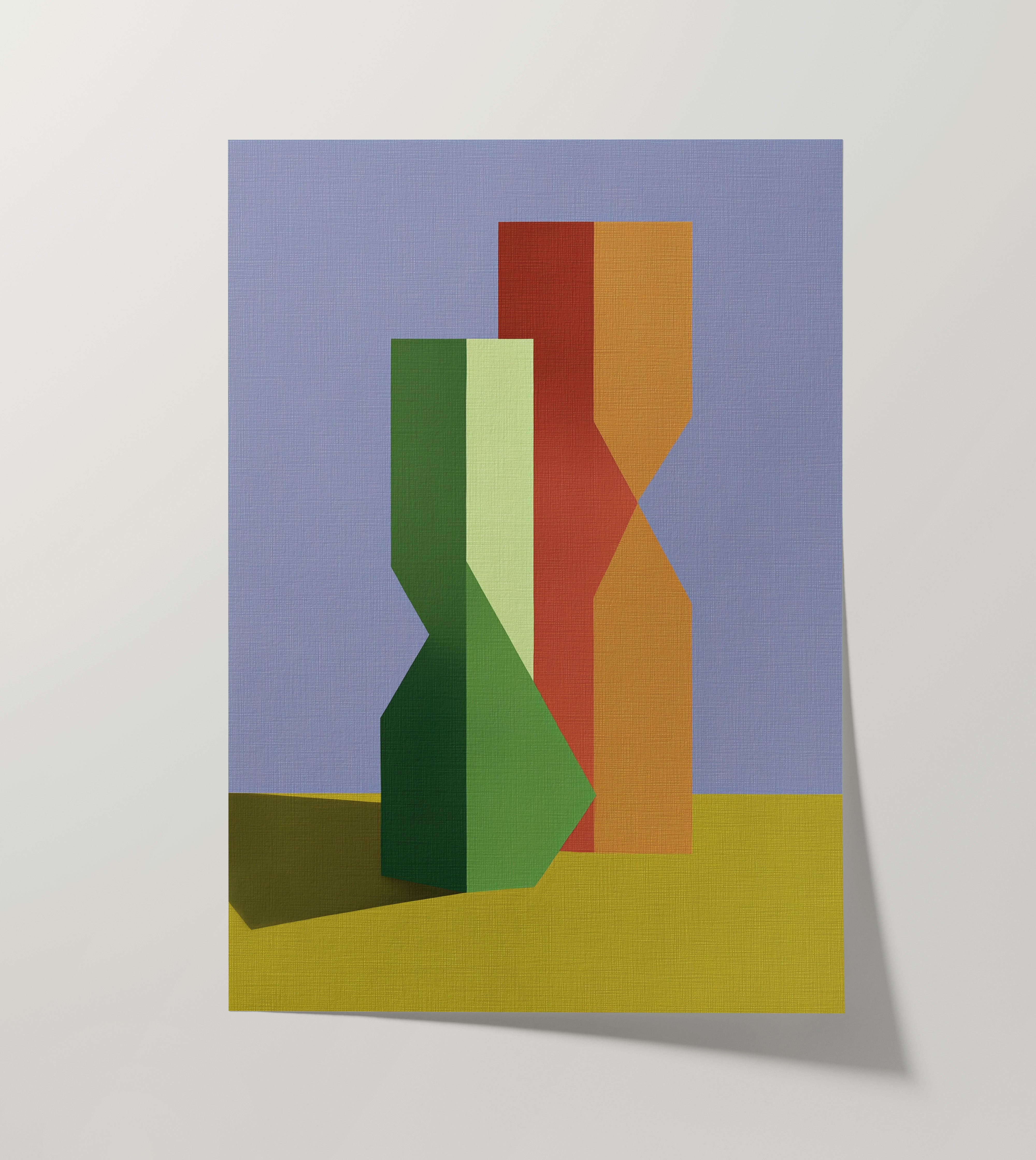 Form and Structure No. 03 — Geometric Abstract Art Print