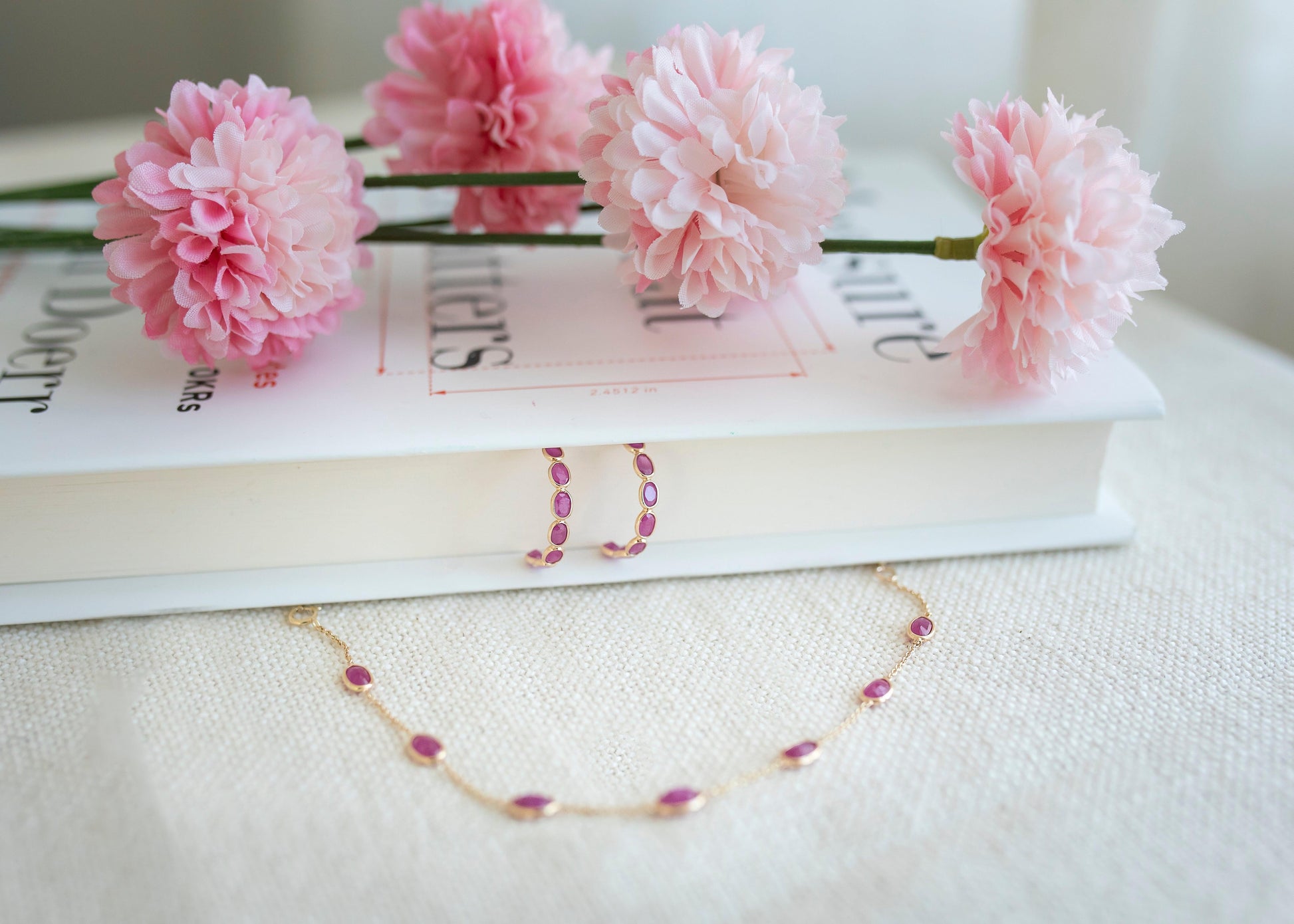Ruby Radiance minimal everyday fine jewelry in solid gold and sterling 925 silver with natural gemstones.