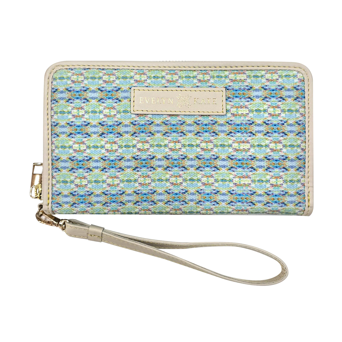 Charleston Green Canvas Wristlet Wallet