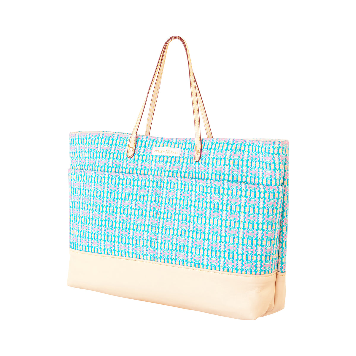 Abaco Original Canvas Tote with Leather Base