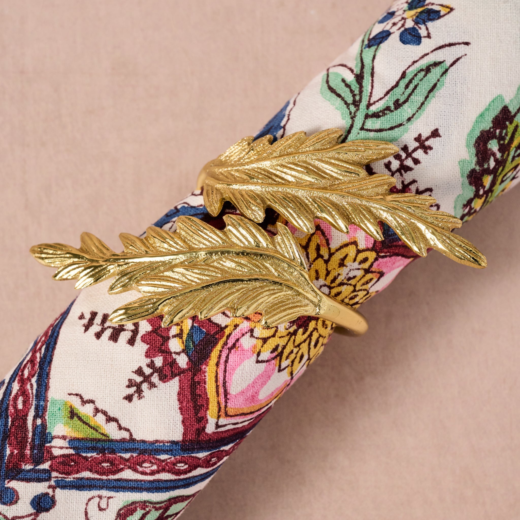 Tanvi Wheat Napkin Rings - Thumbnail 2