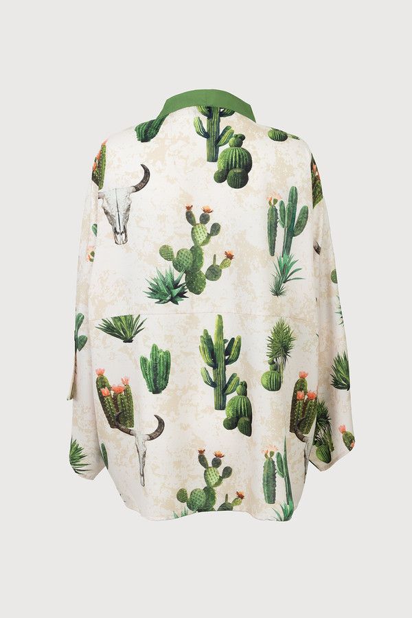 Cacti Short Kimono - MULTI