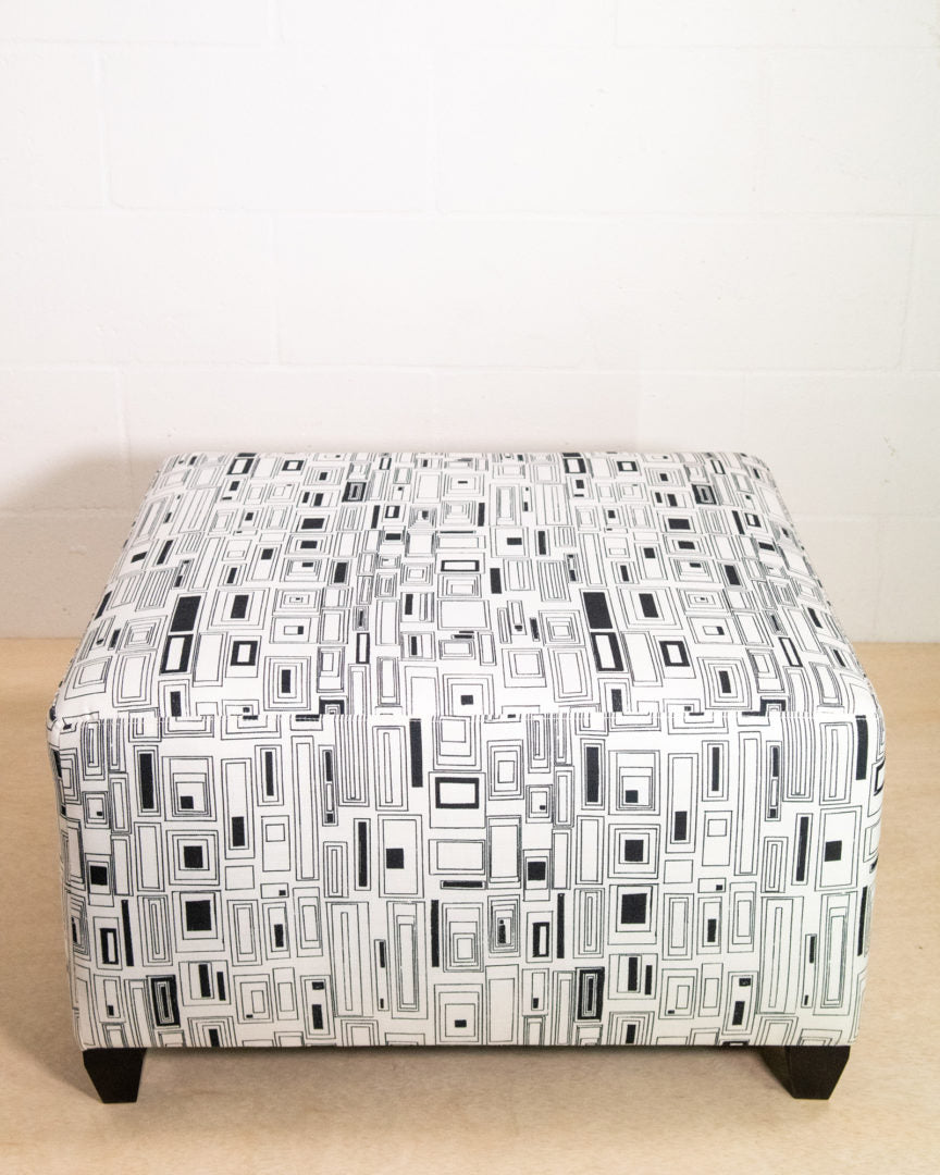 Cristianitos in Clairvoyant Large Ottoman 25" x 27" x 15" - at300nelson
