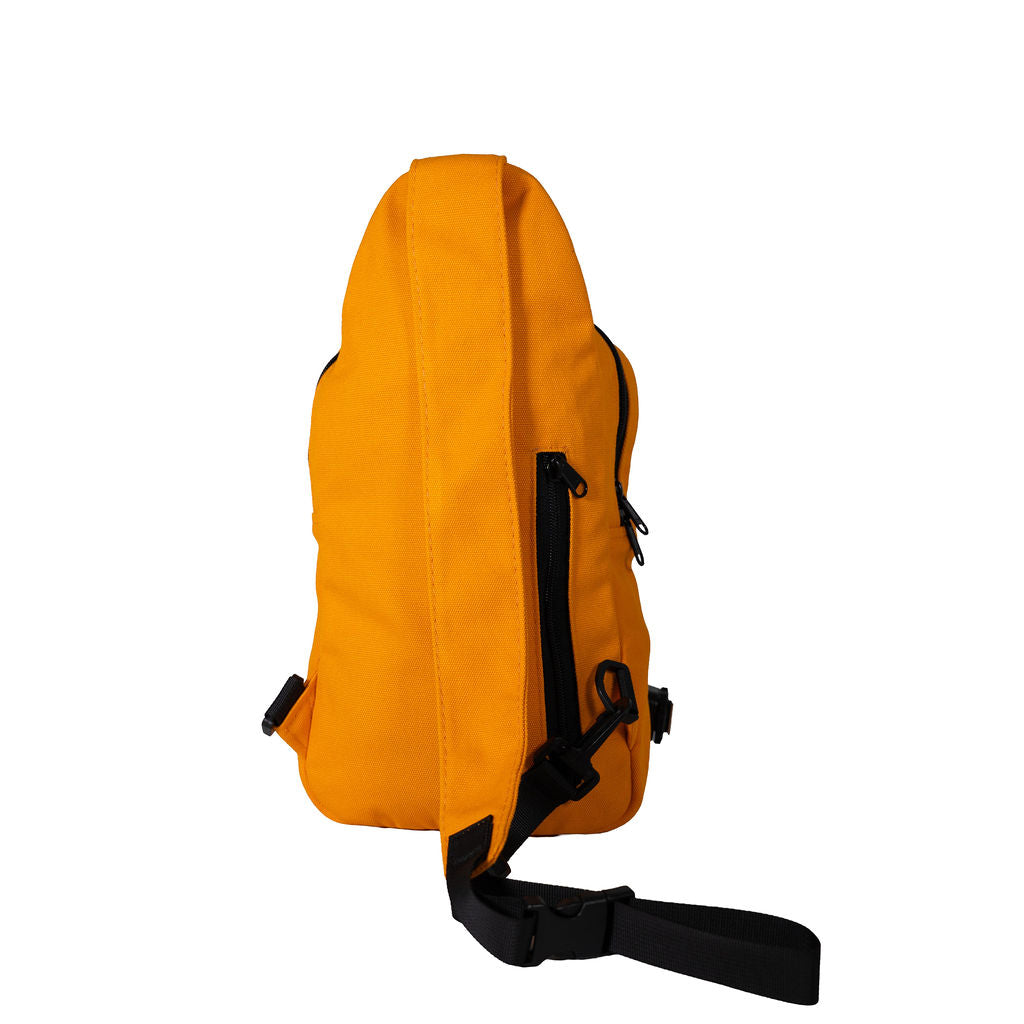 Oranage Large Canvas Crossbody Sling Bag for Men & Women | Umoja #color_orange