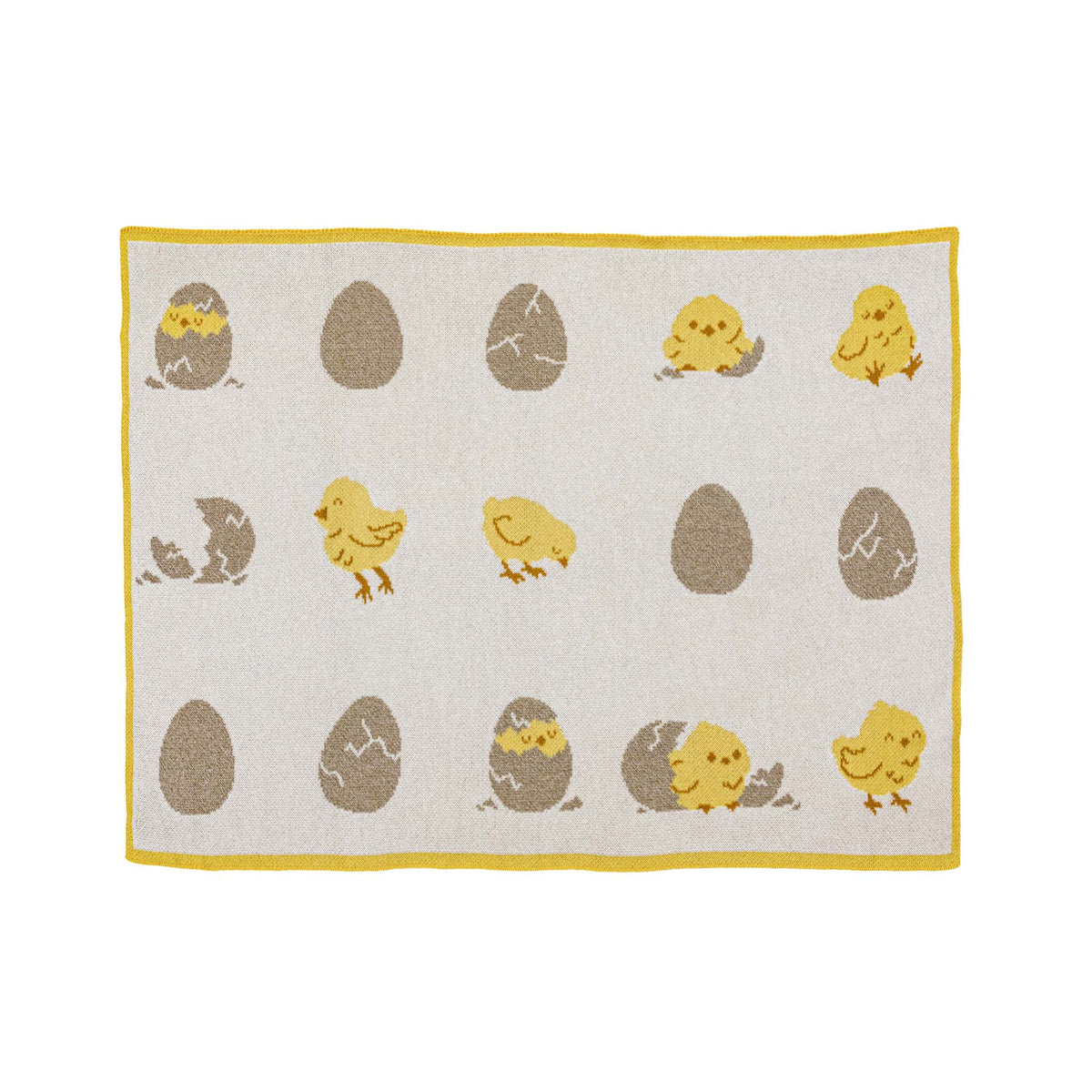 Baby Chicks - Cotton Sustainable Knit Animal Blanket