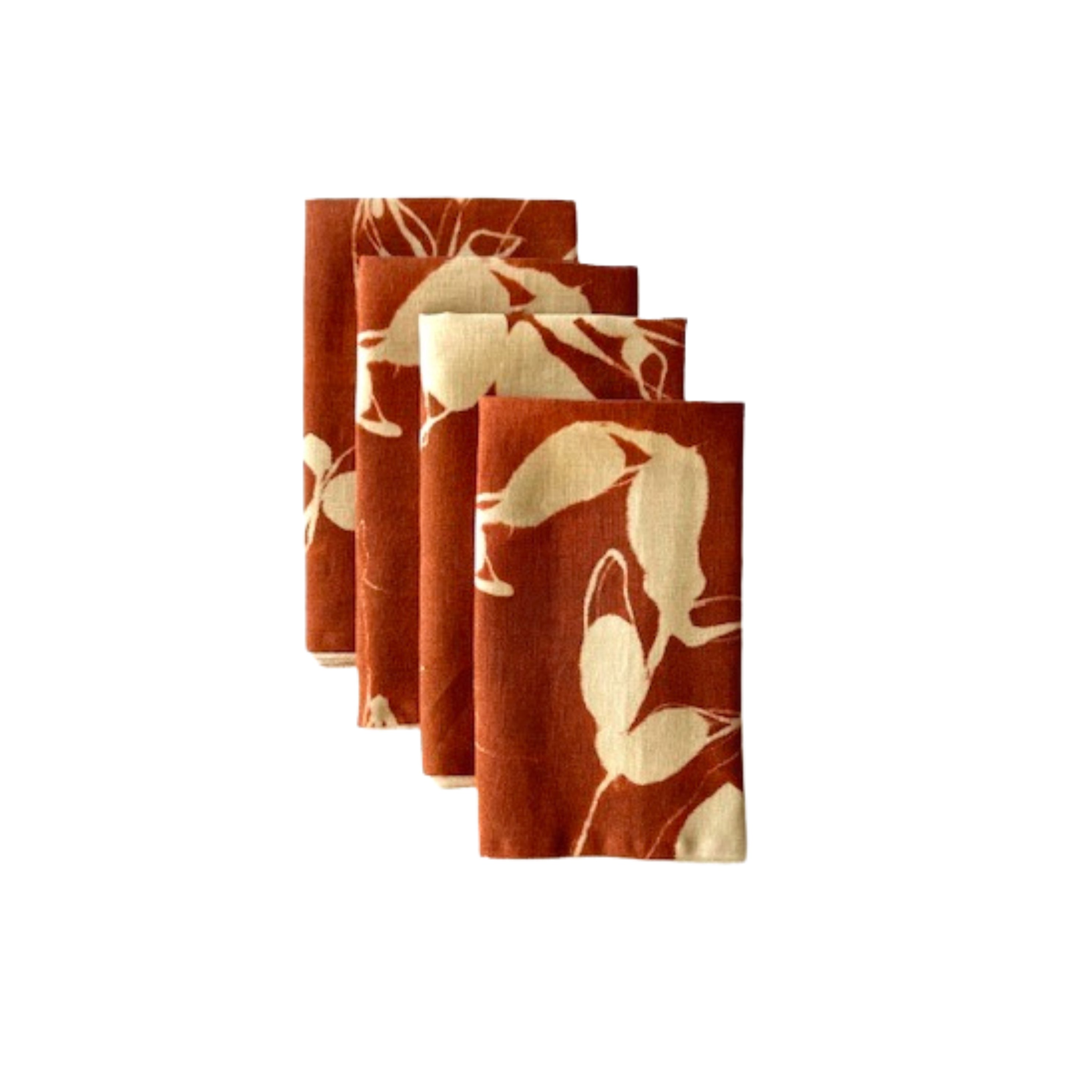 Porto Print in Clay Napkin Set of 4