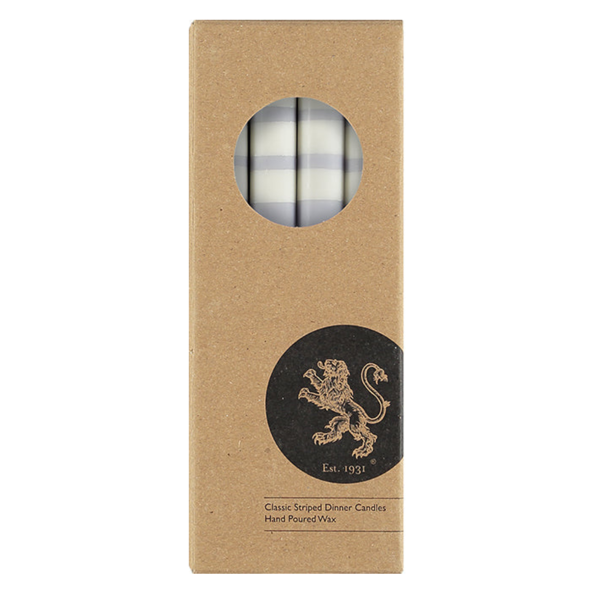 Striped Candle, British Colour Standard, Candle