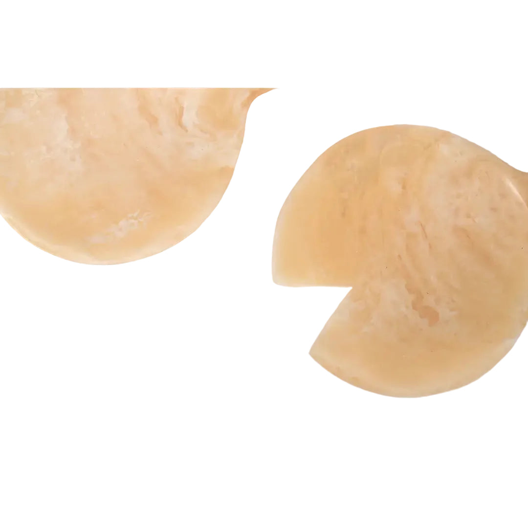 Resin Salad Server, Peach Set of 2 12.40x3.93 Inches - Casa Amarosa