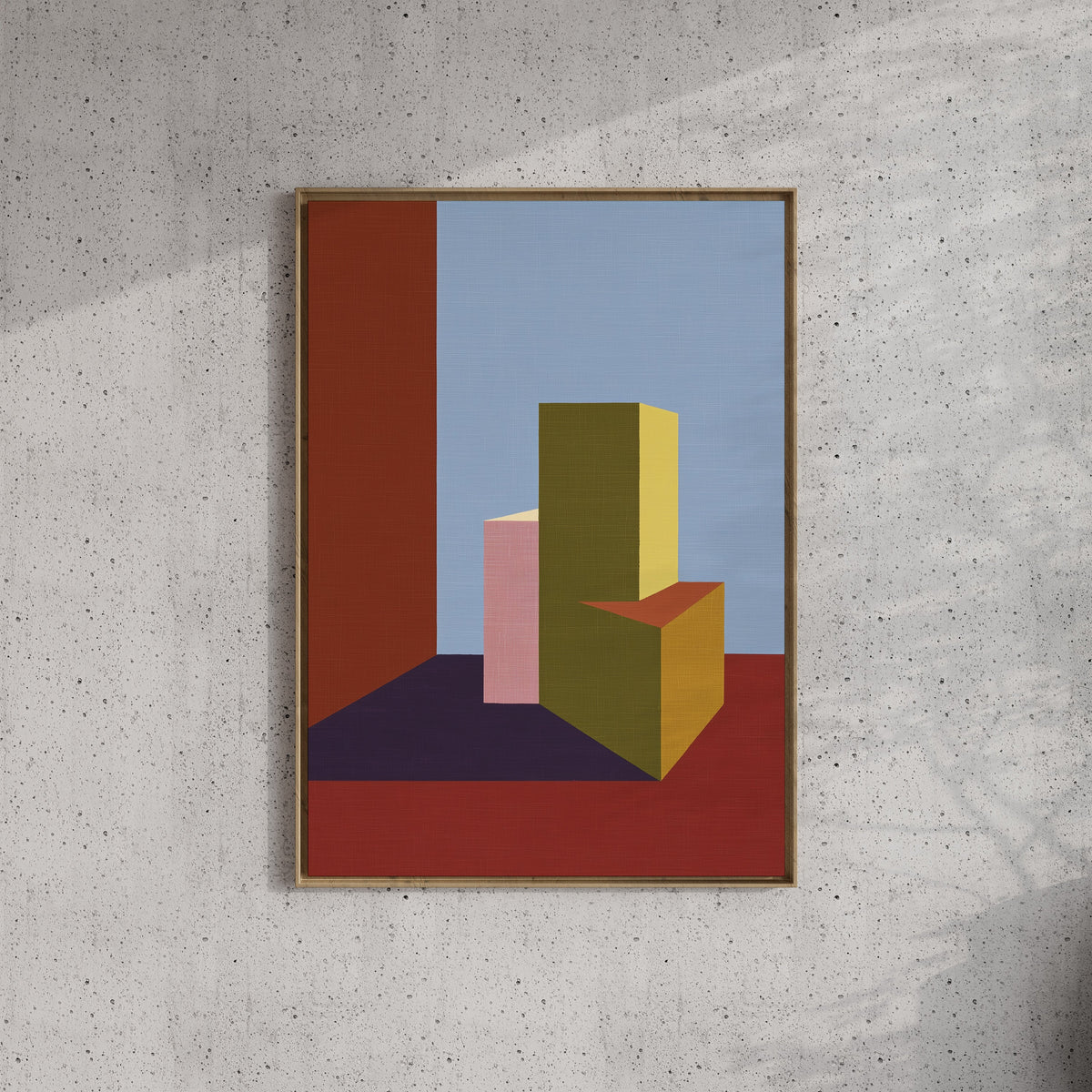 Form and Structure No. 06 — Geometric Abstract Art Print