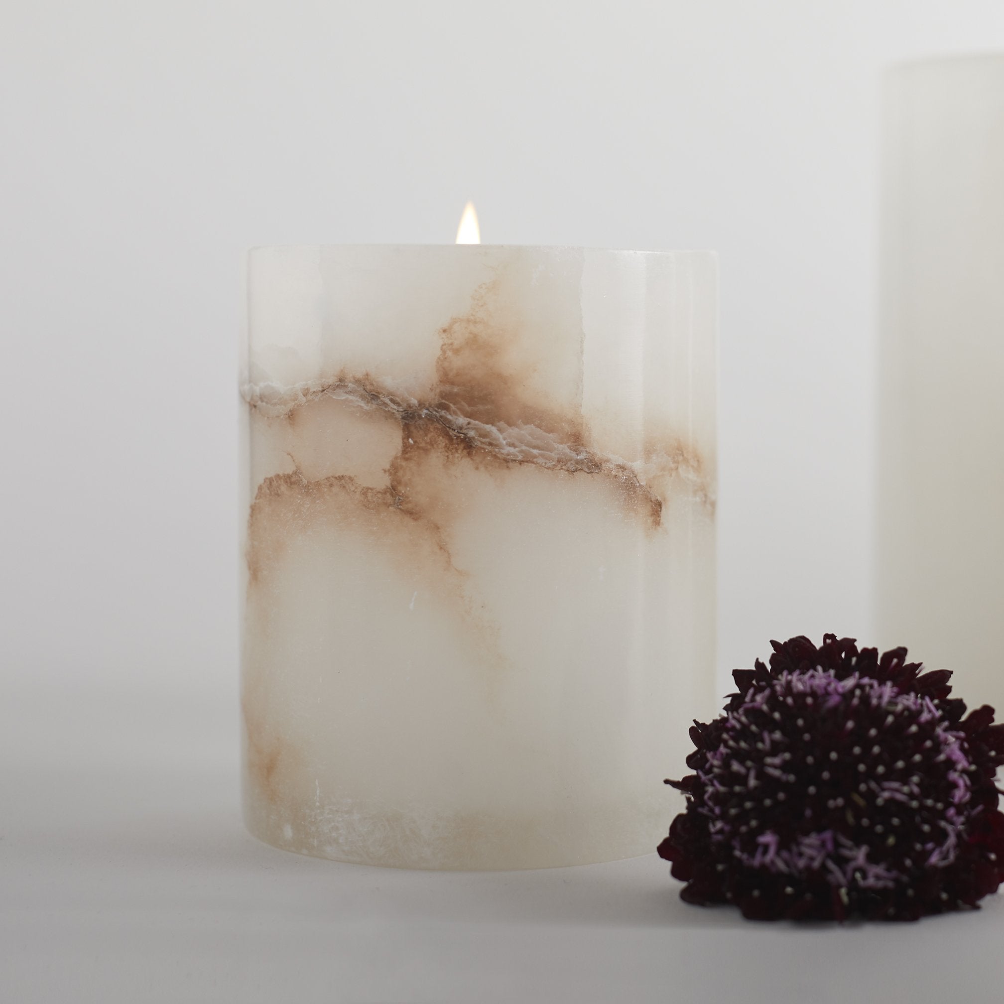 Santo Alabaster Short Votive