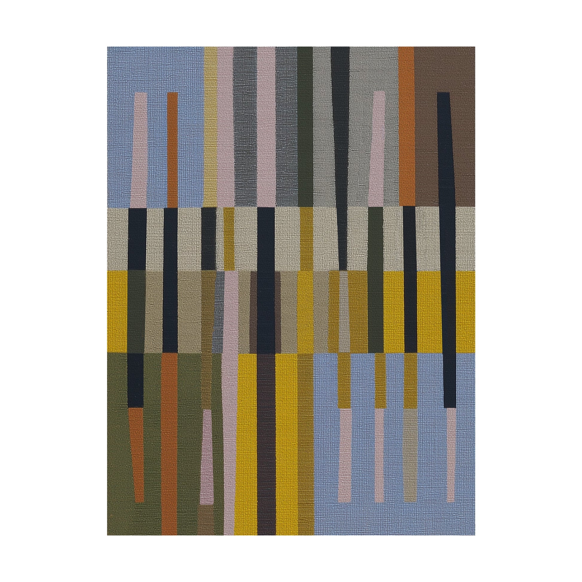 Woven Perspectives No. 09 — Geometric Abstract Art Print