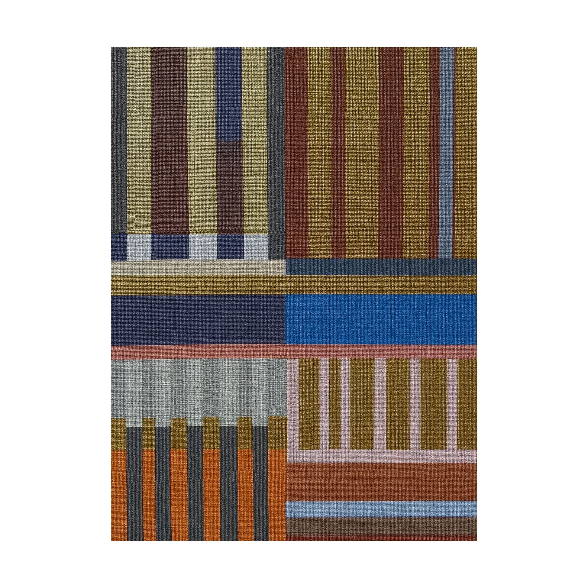 Woven Perspectives No. 03 — Geometric Abstract Art Print