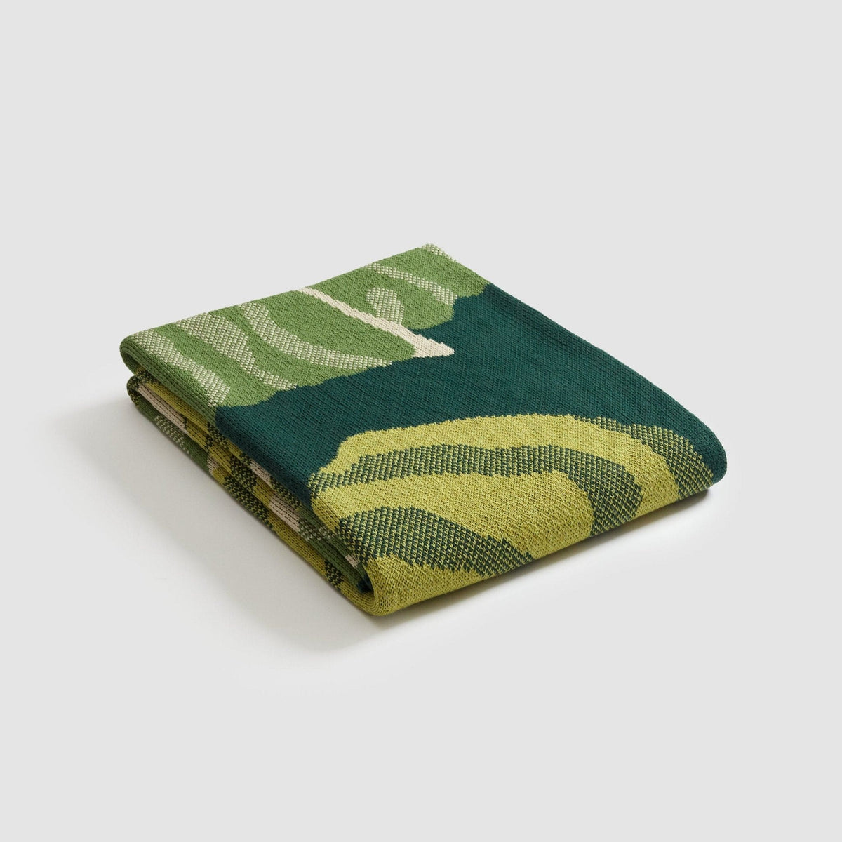 In2Green Eco Throw Cotton Sustainable Knit Floral Throw Blanket - Floréal 7 by E.A. Seguy