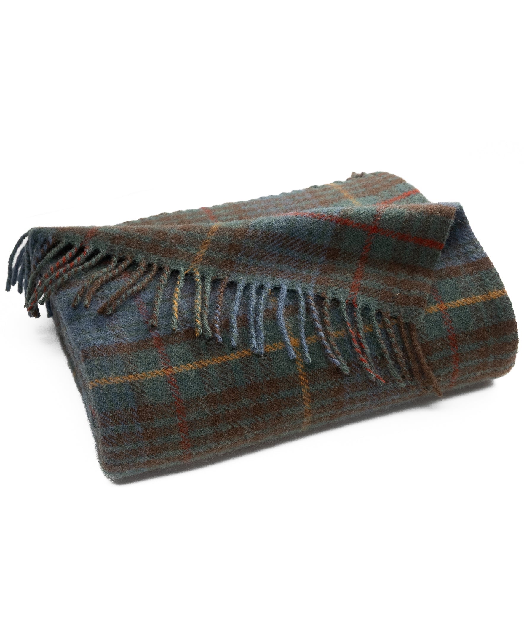Highland Tweeds BIG Throw ~ Antique Hunting Stewart ~-Throws and Blankets-[bar code]-Prince of Scots