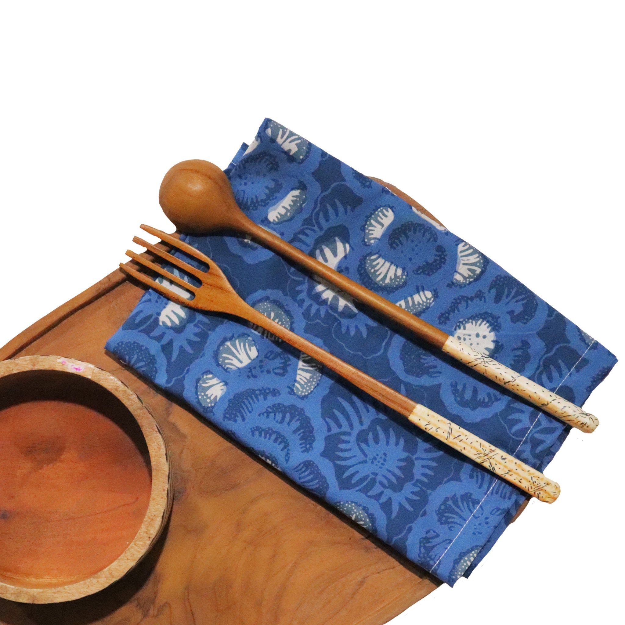 Batik Cloth Napkin Set of Four - Thumbnail 3