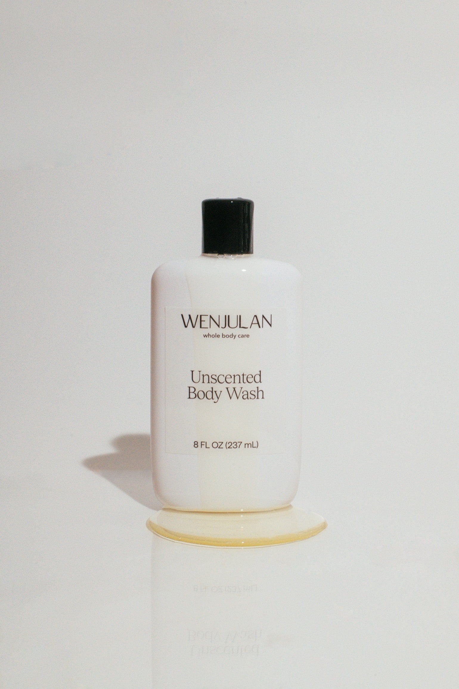 Front side Wenjulan Whole Body Care Unscented Body Wash liquid soap bottle
