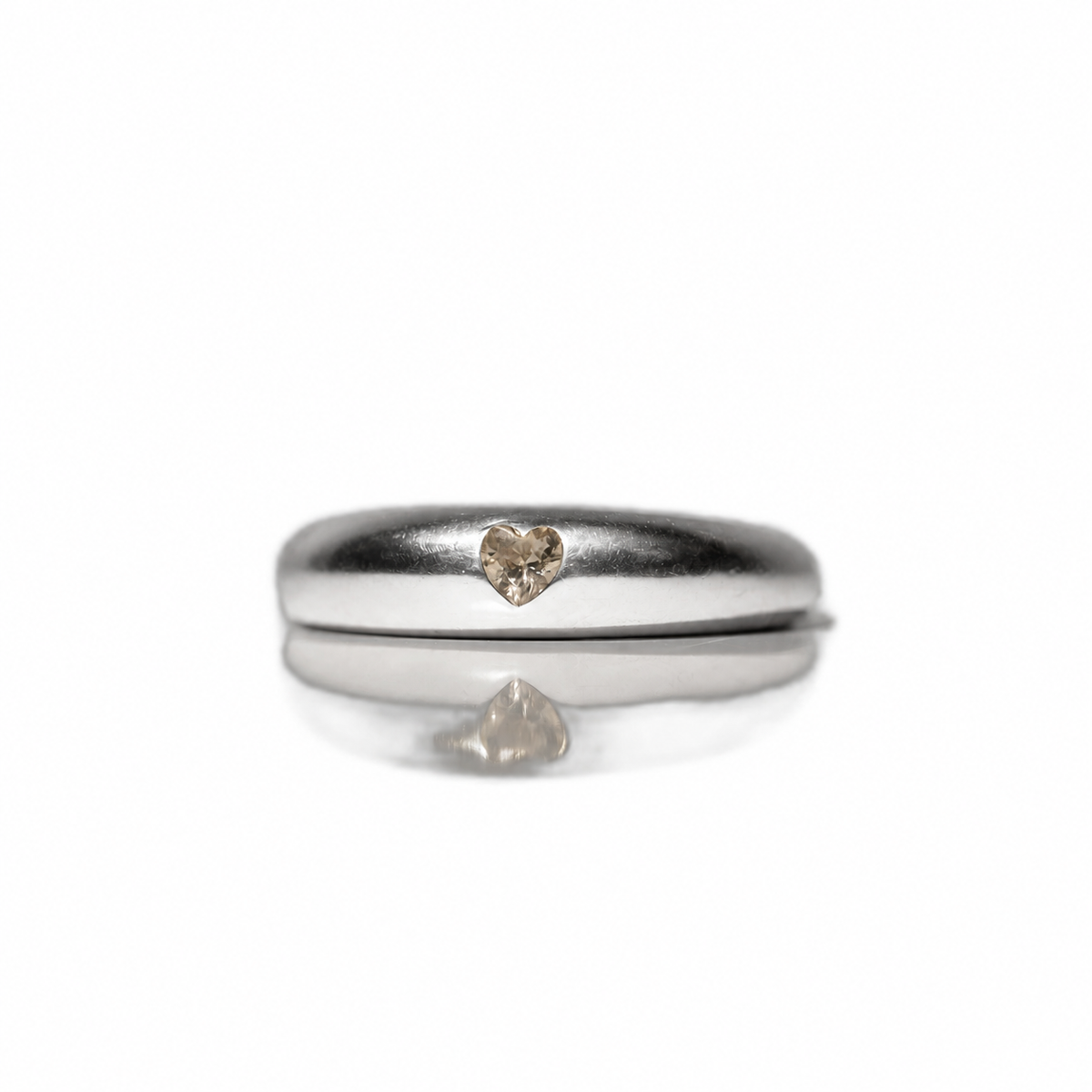 Heart Gem Adjustable Ring