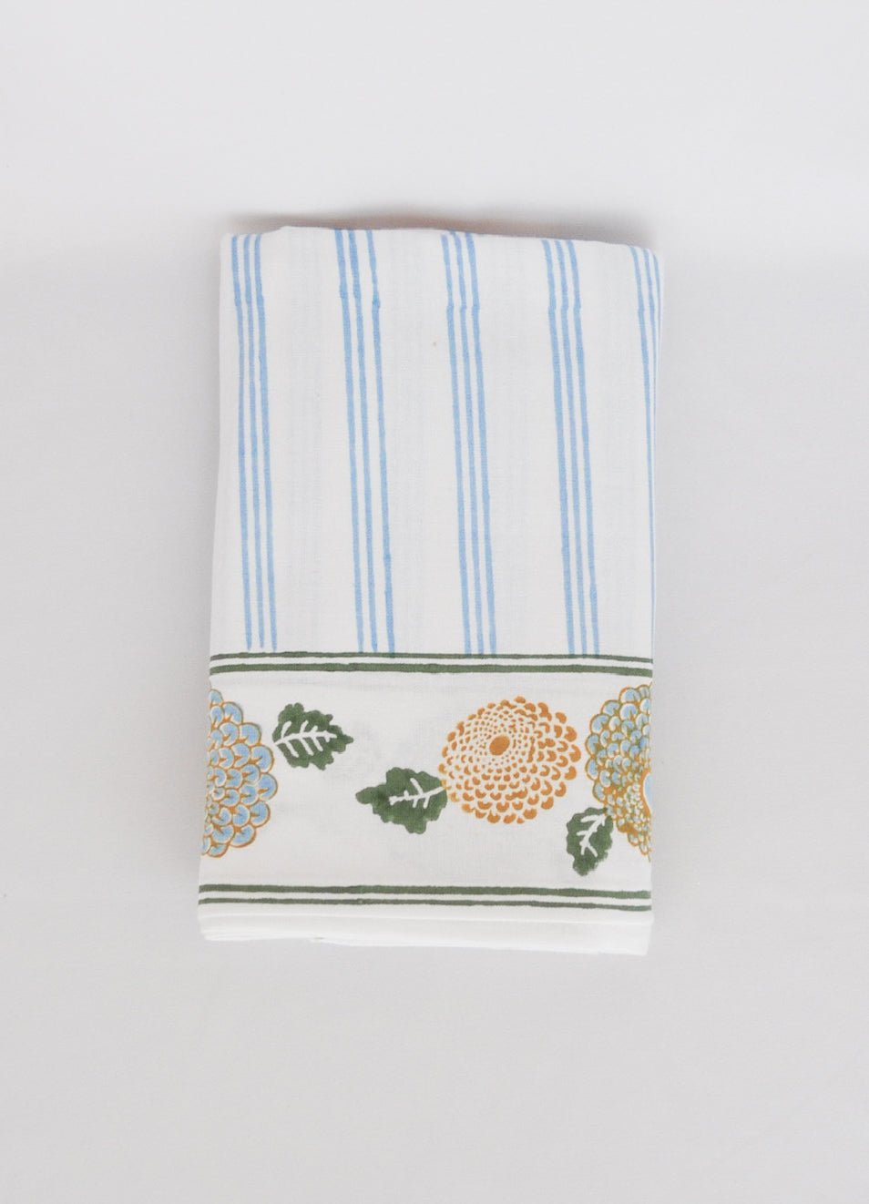Table Throw - Marigold - Uniform Blue - The Mended Company