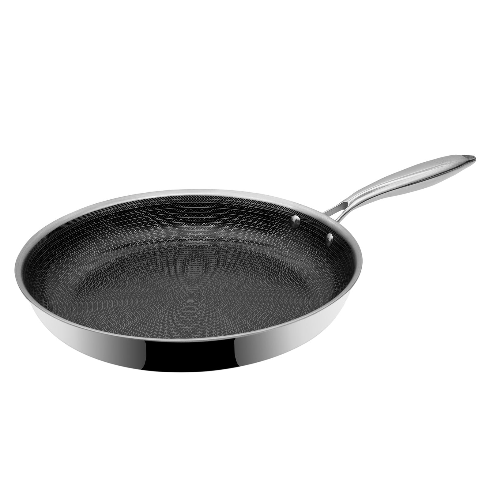 BE | LIVING - Circlad Series - 12” / 30 cm Frying Pan - Triply Stainless Steel Circlad