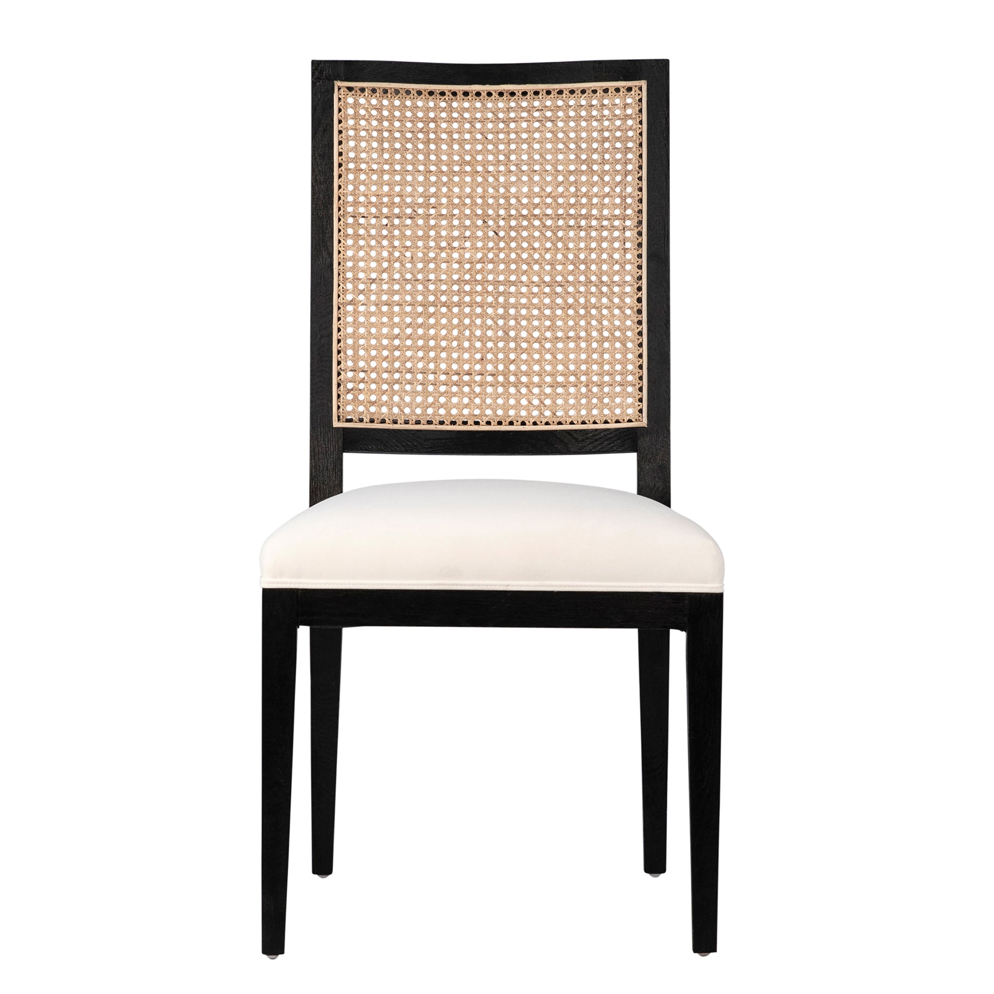 Nico Cane Dining Chair (Set of 2) - Black