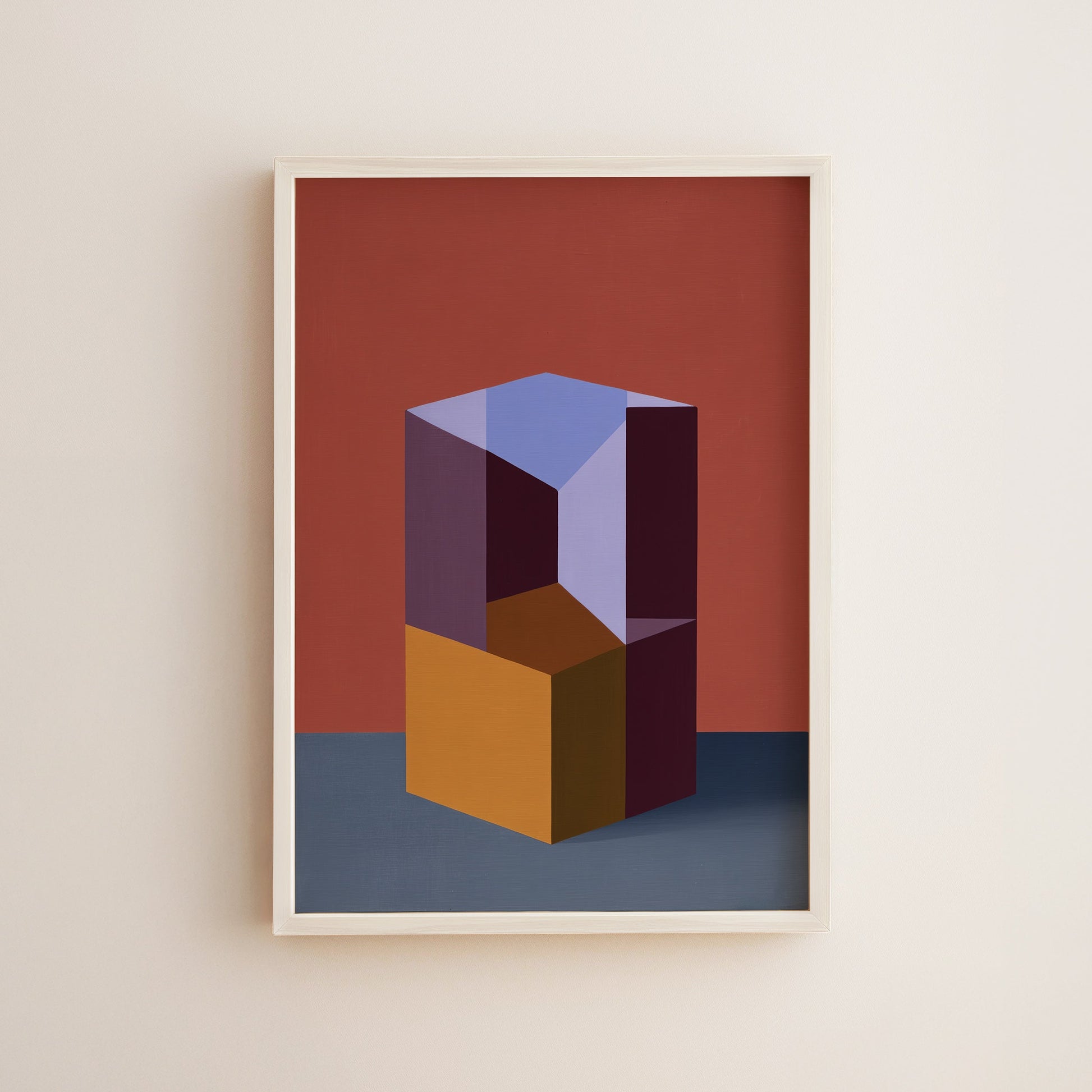 Form and Structure No. 07 — Geometric Abstract Art Print