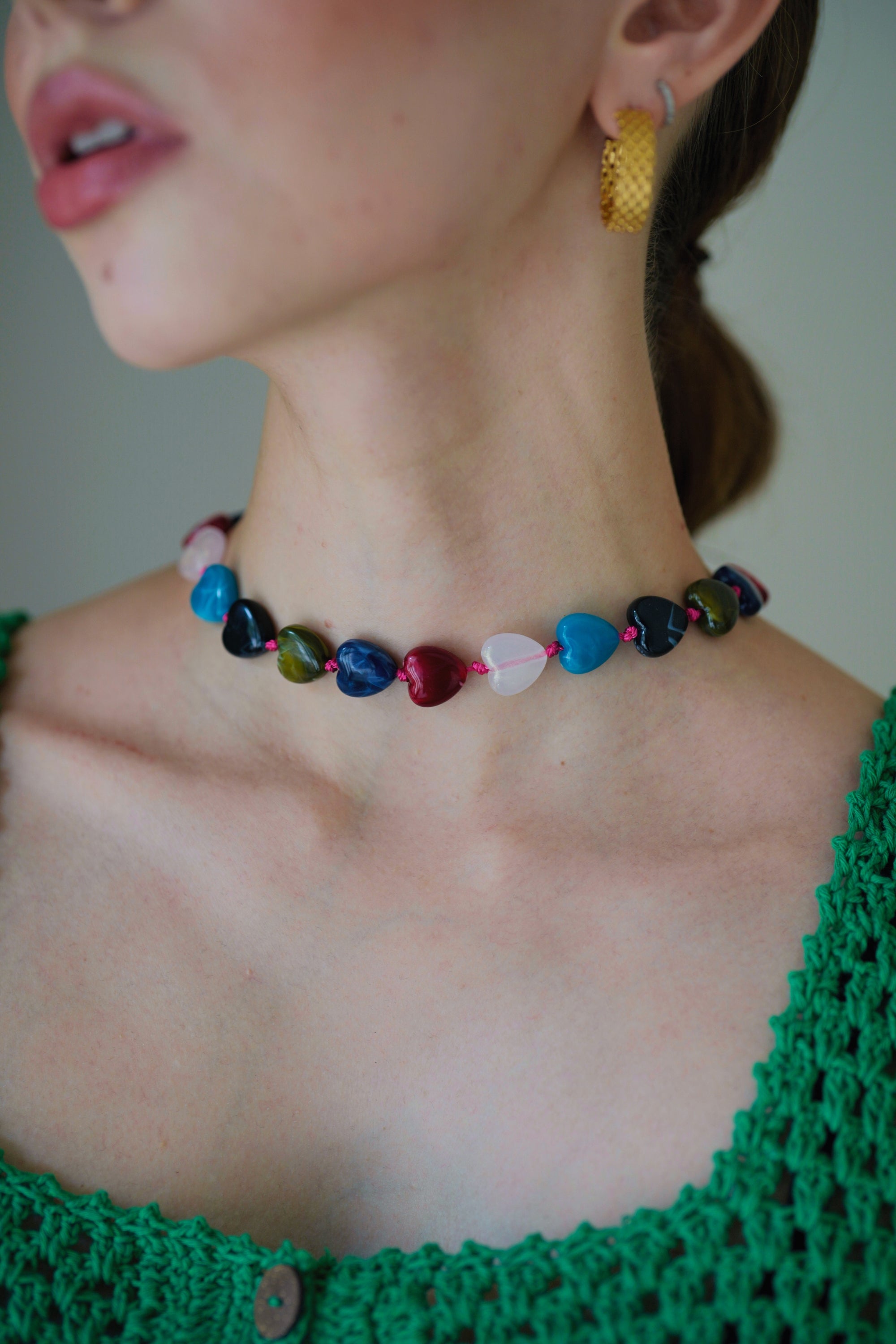 Heart Choker Necklace