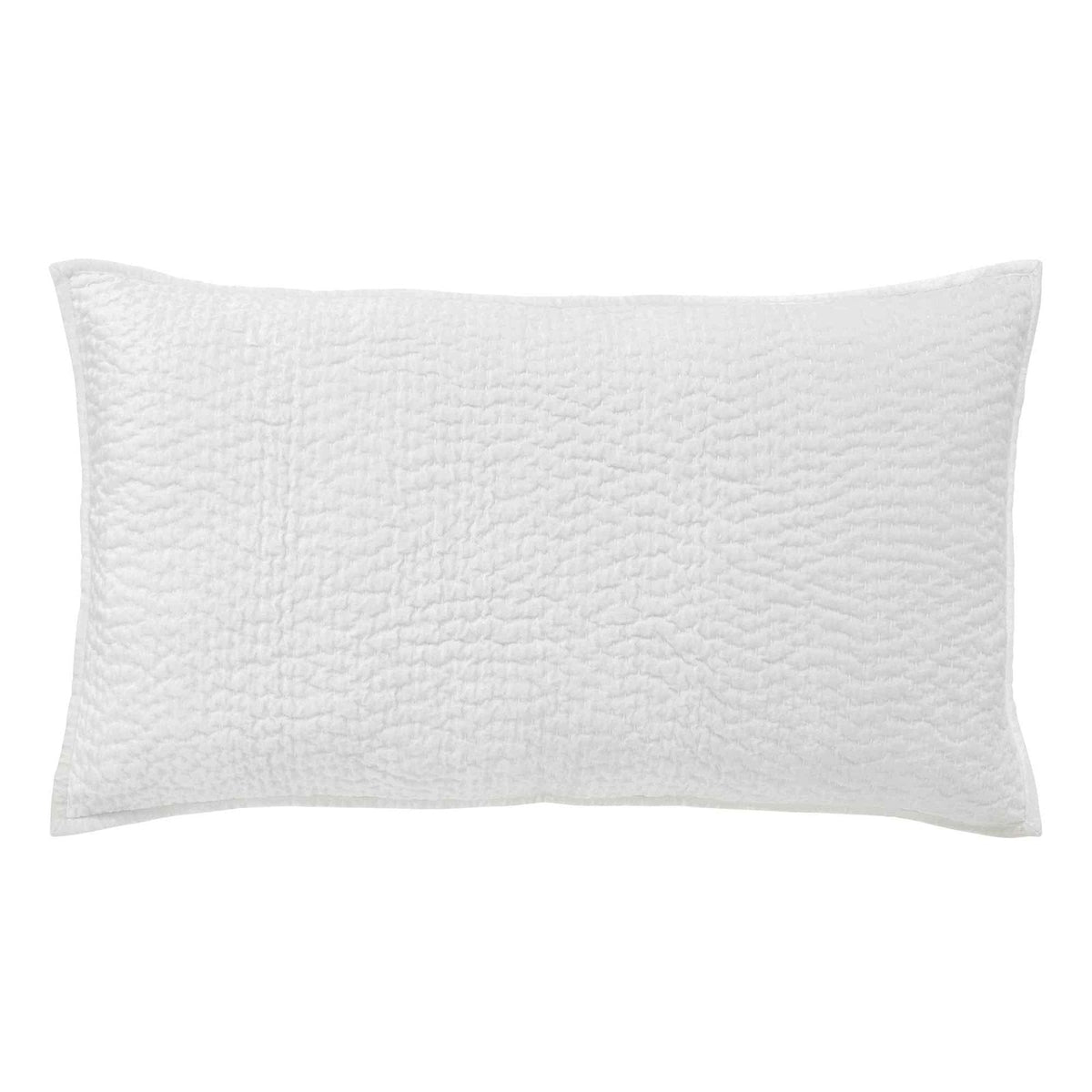 KS-182-2036_1|Soft white textured coverlet with subtle wavy quilting pattern. Adds a cozy, contemporary feel to any bedroom setting.