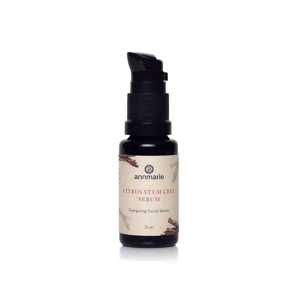 Citrus Stem Cell Serum energizing facial serum bottle with pump on a clean white background.