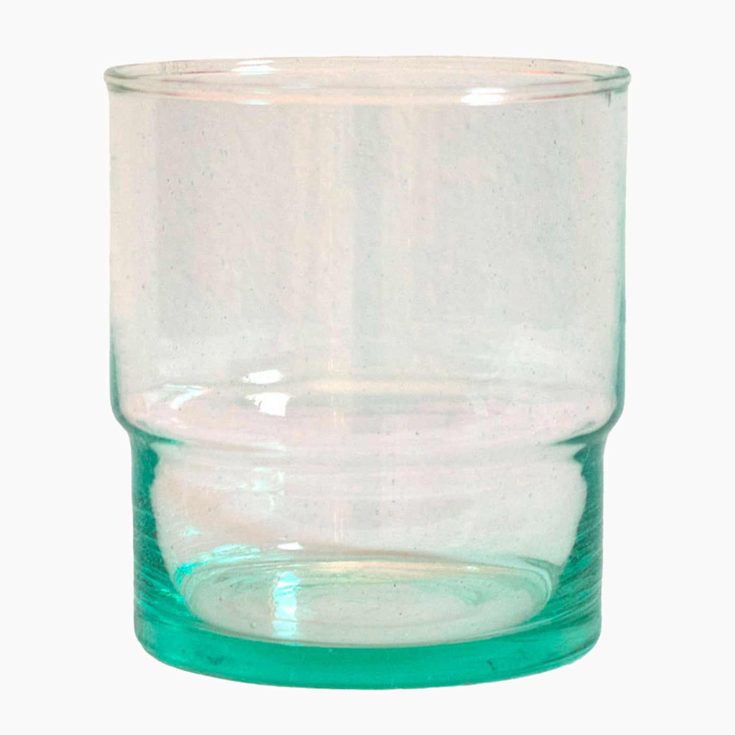 Moroccan Handblown Column Glasses | Set of Two