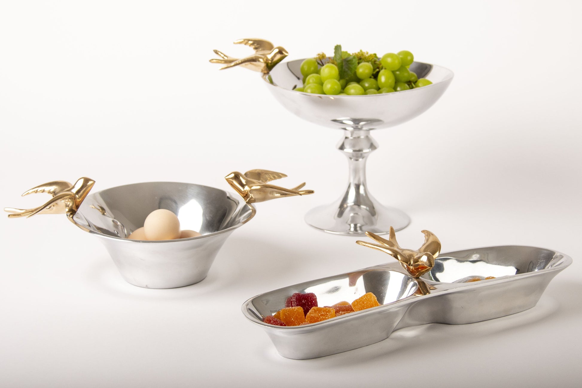 Dove Bowls Sm Silver/Gold - Nima Oberoi Lunares 