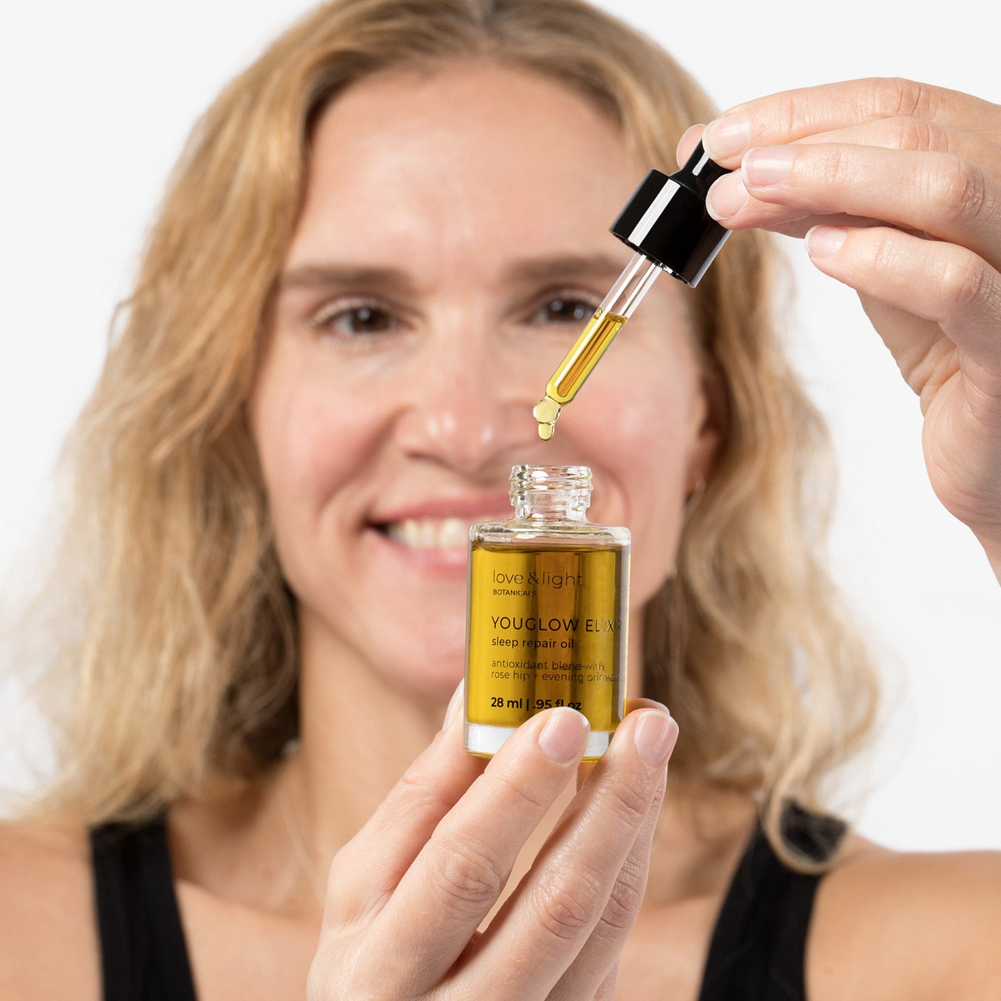 Youglow elixir sleep repair oil texture